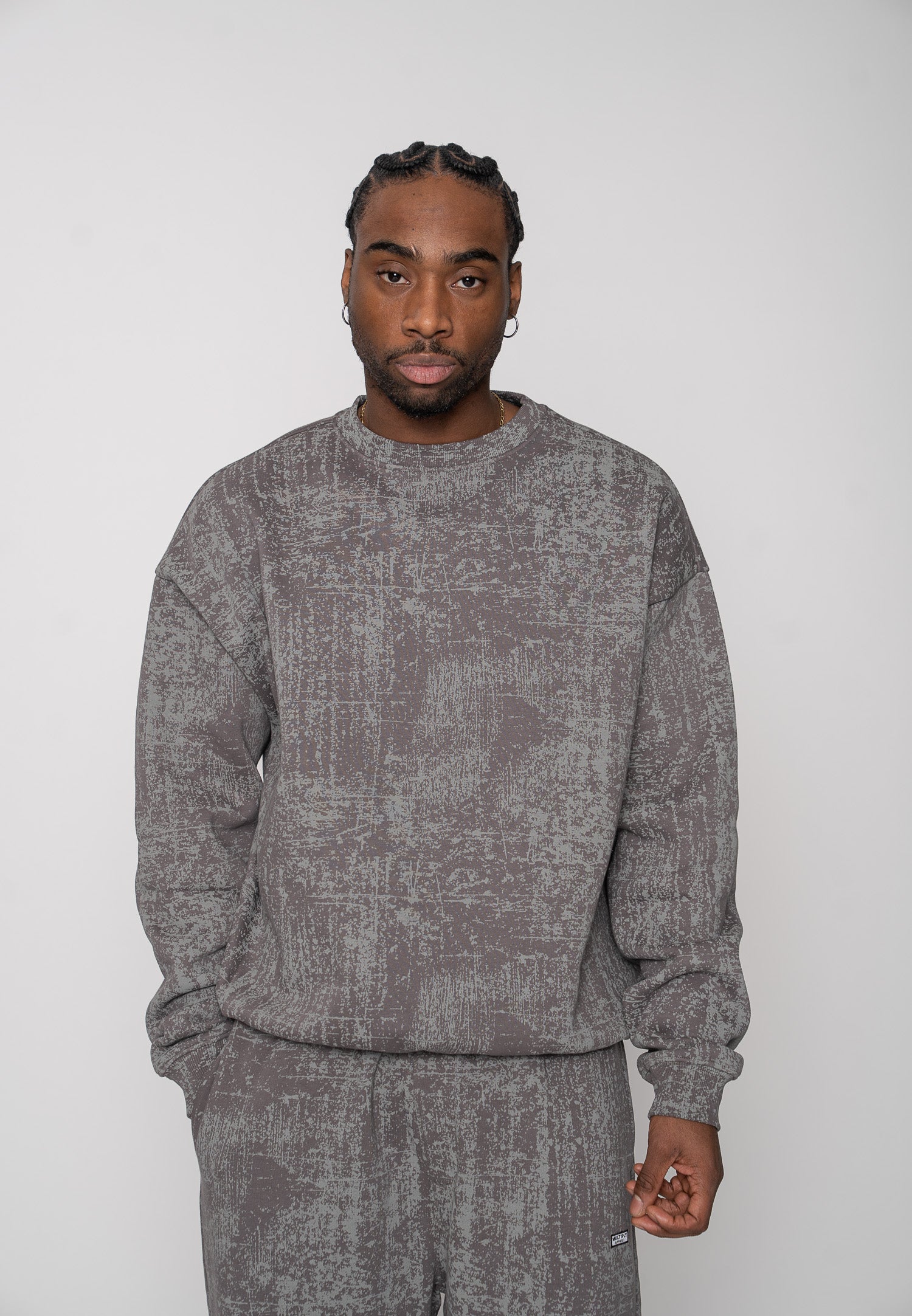 Sweatshirt PLASTER Vasporous Gray