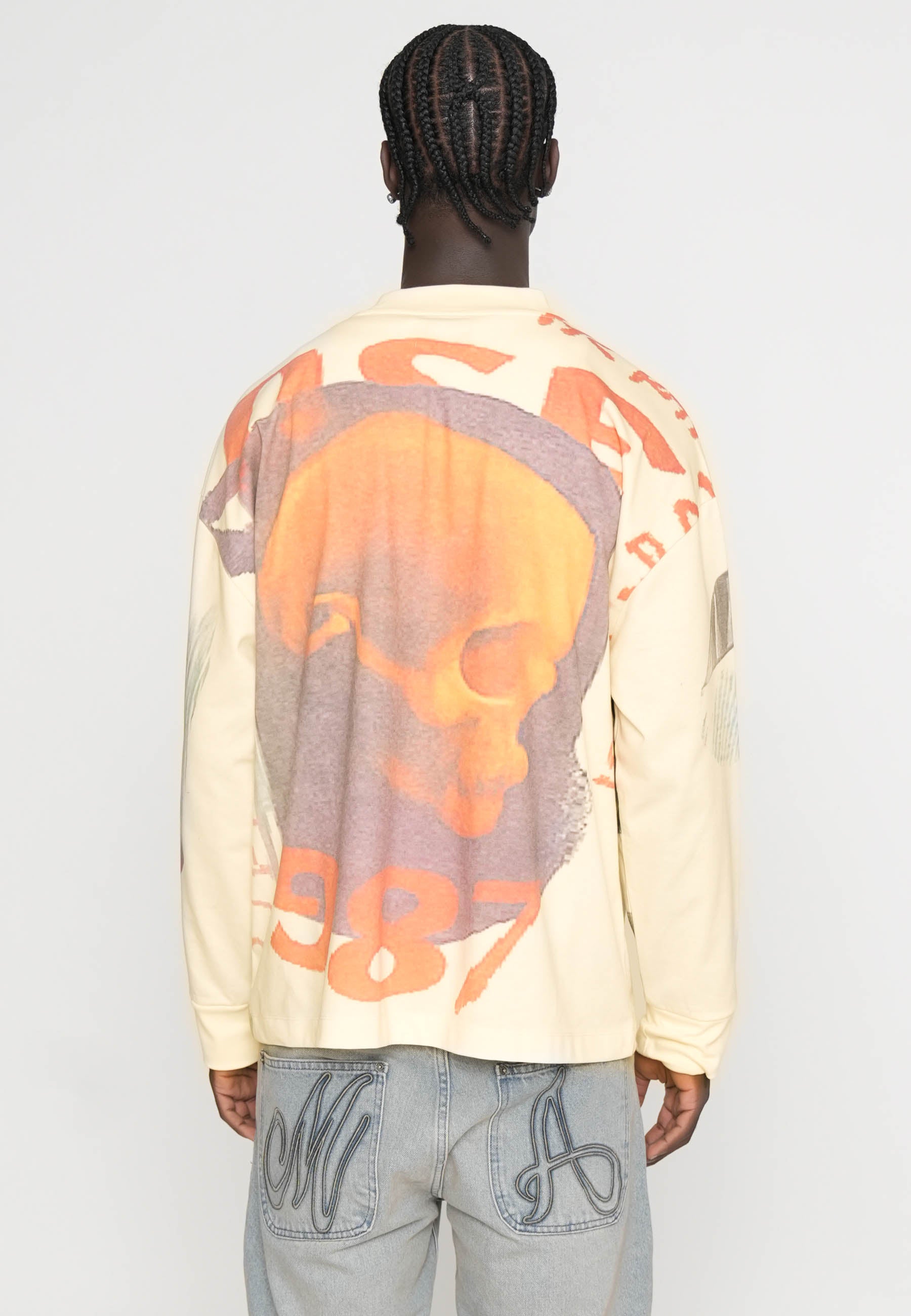 Oversize Longsleeve QUILT Cloud Cream