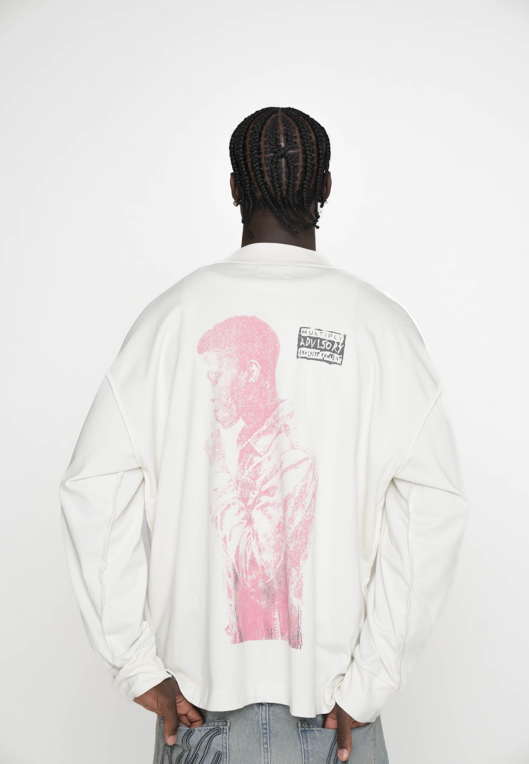 Oversize Longsleeve T-shirt STREET WISE Vasporous Gray