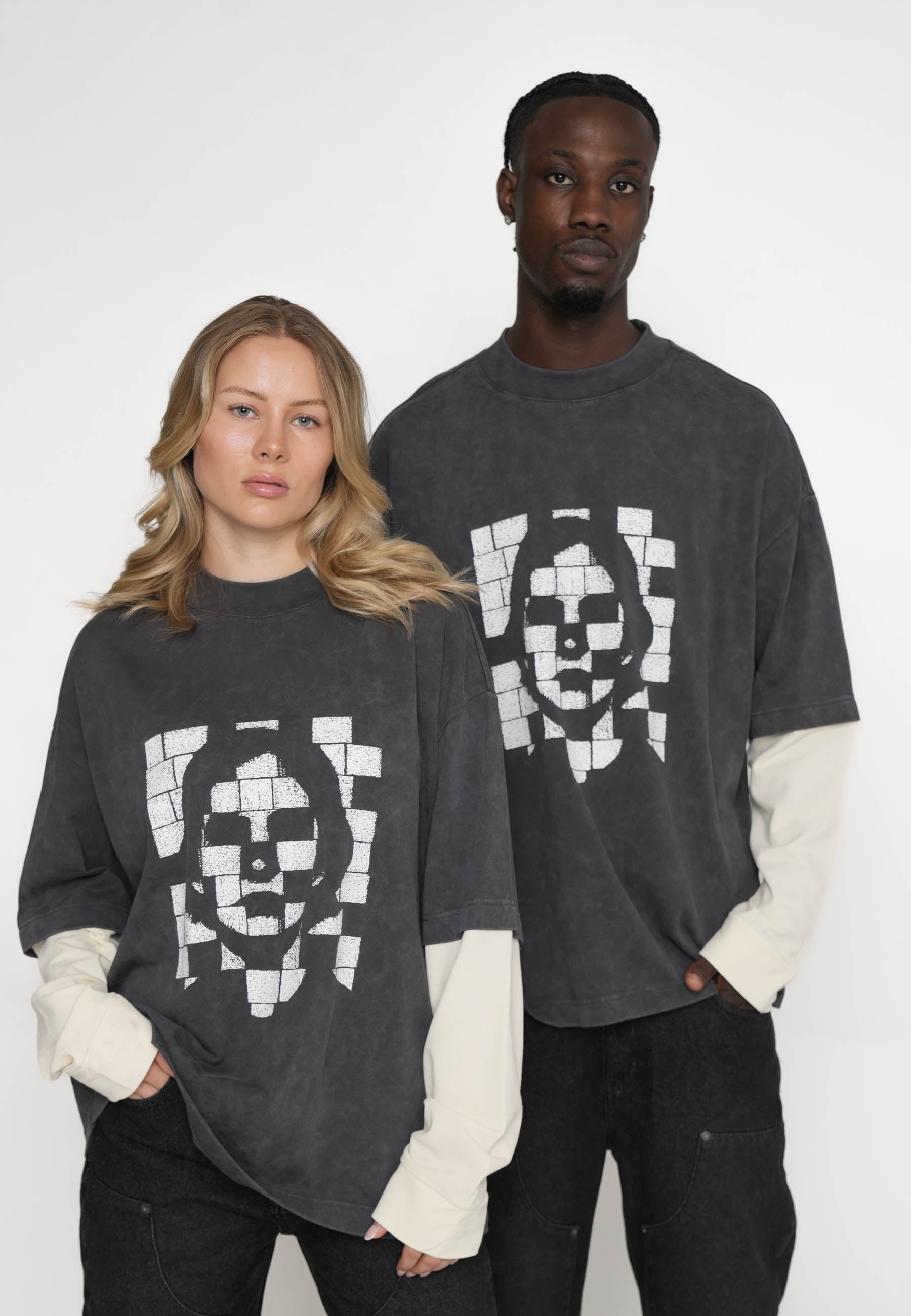 Oversize Longsleeve T-shirt VISAGE Cloud Cream