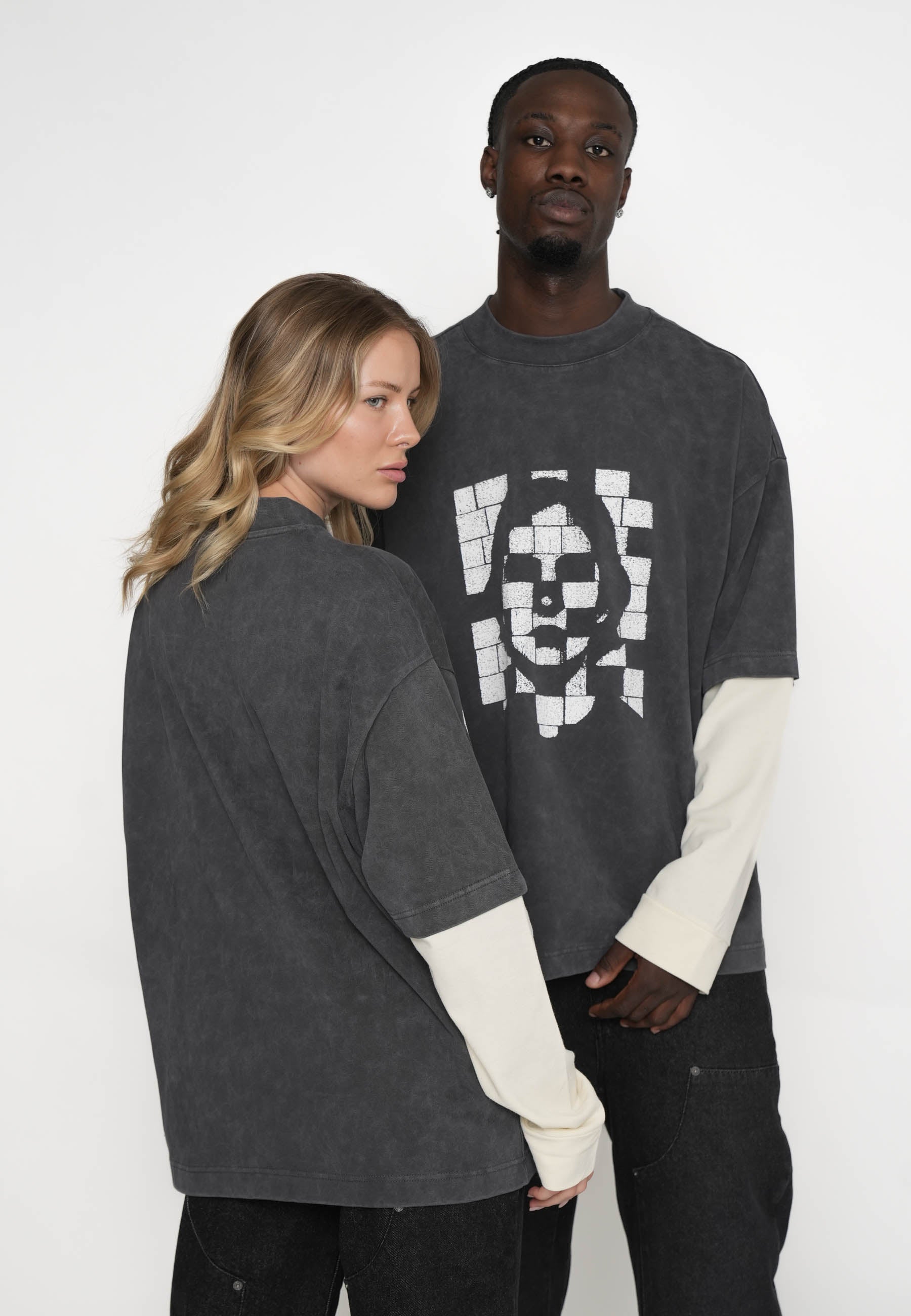 Oversize Longsleeve T-shirt VISAGE Cloud Cream