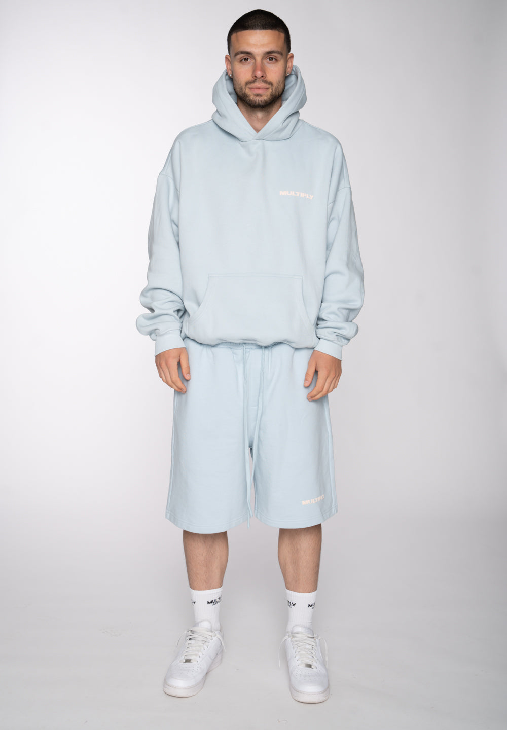 Multiply Apparel Shorts MULTIPLY Baby Blue – weitere Ansicht 3
