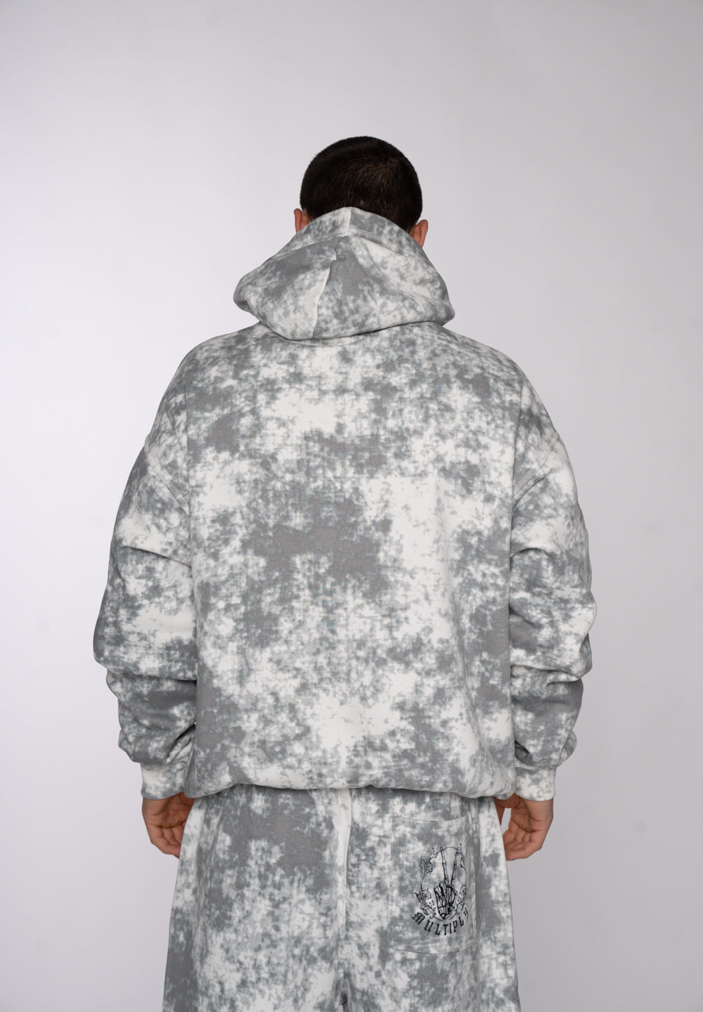 Multiply Apparel Oversize Hoodie PEACE OUT Cloud Dancer – weitere Ansicht 3