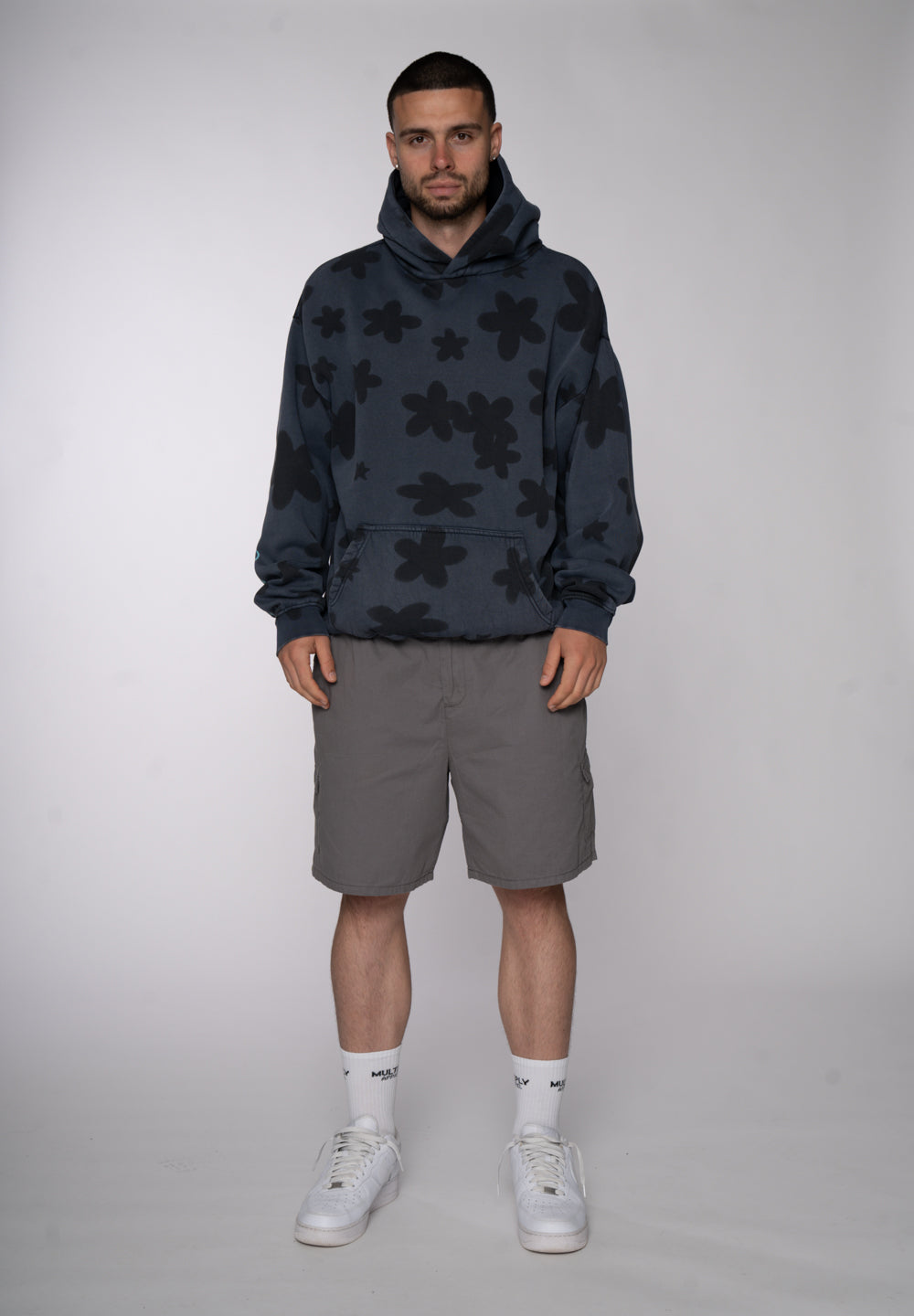 Multiply Apparel Oversize Hoodie PURE SPIRIT Odyssey Gray – weitere Ansicht 4