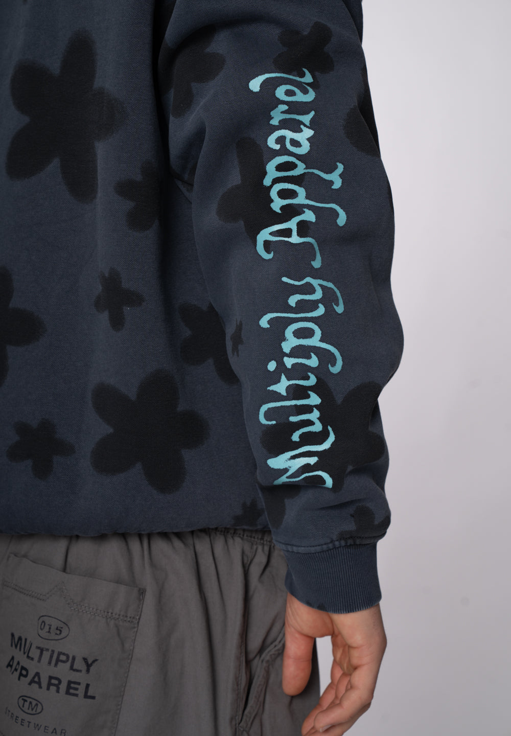 Multiply Apparel Oversize Hoodie PURE SPIRIT Odyssey Gray – weitere Ansicht 5