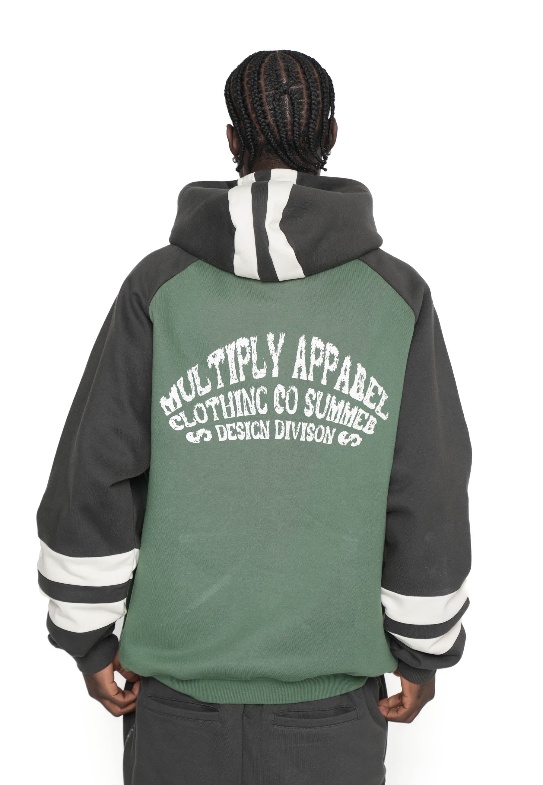 Oversize zip hoodie MULTIPLY Night Shadow