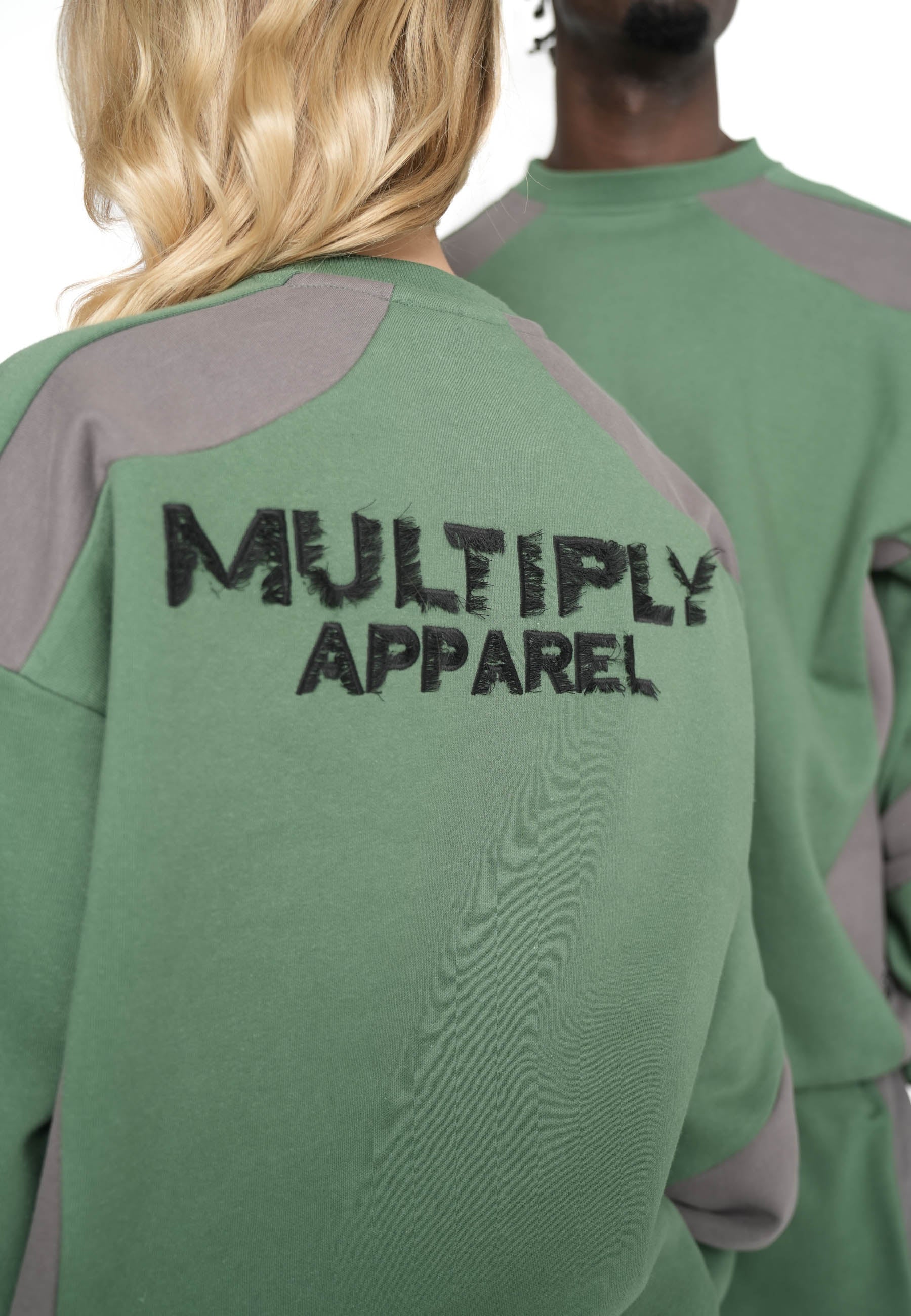 Multiply Apparel Oversize Sweatshirt ARMOURED Myrtle – weitere Ansicht 2