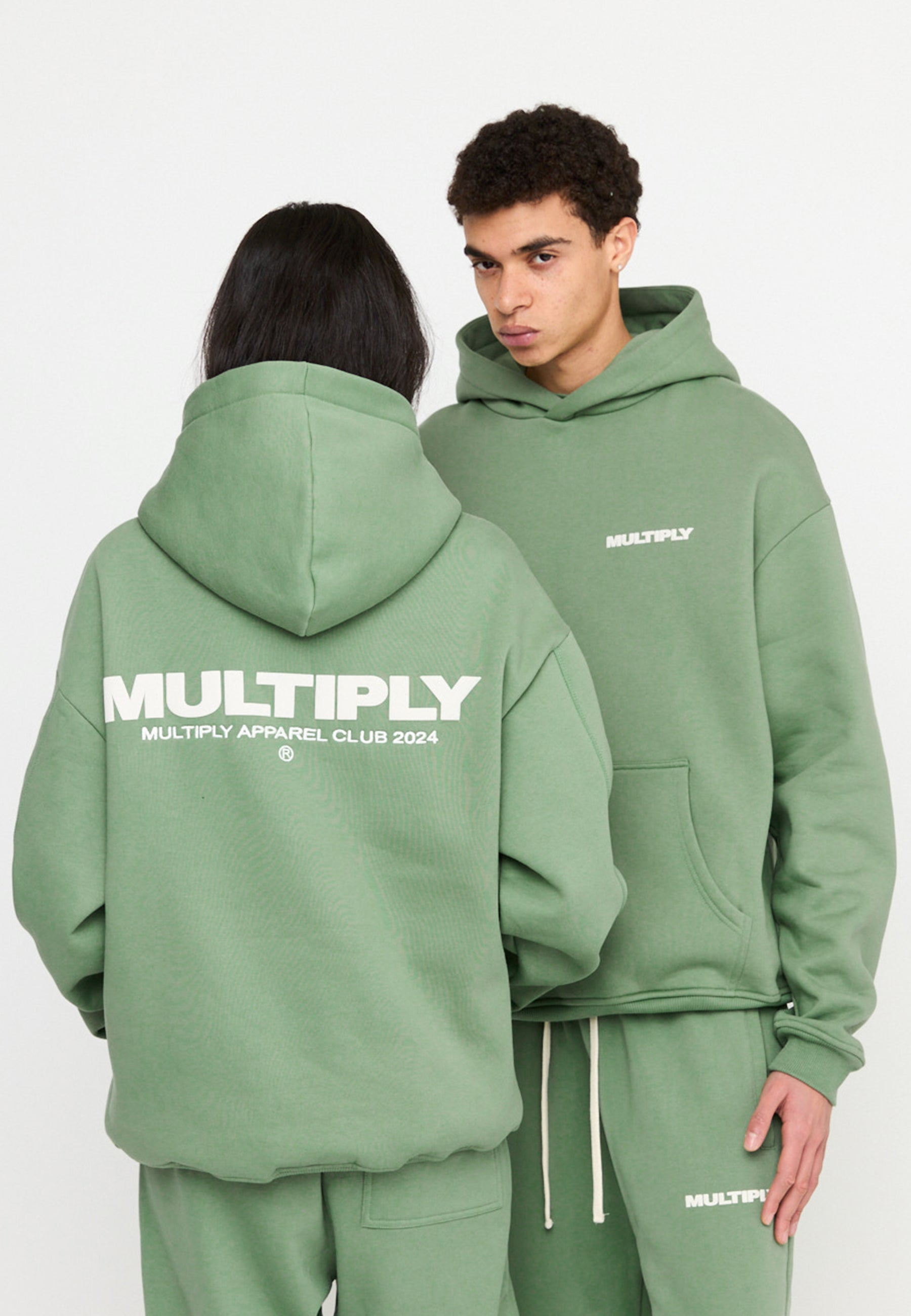 Oversize Hoodie MULTIPLY Hedge Green