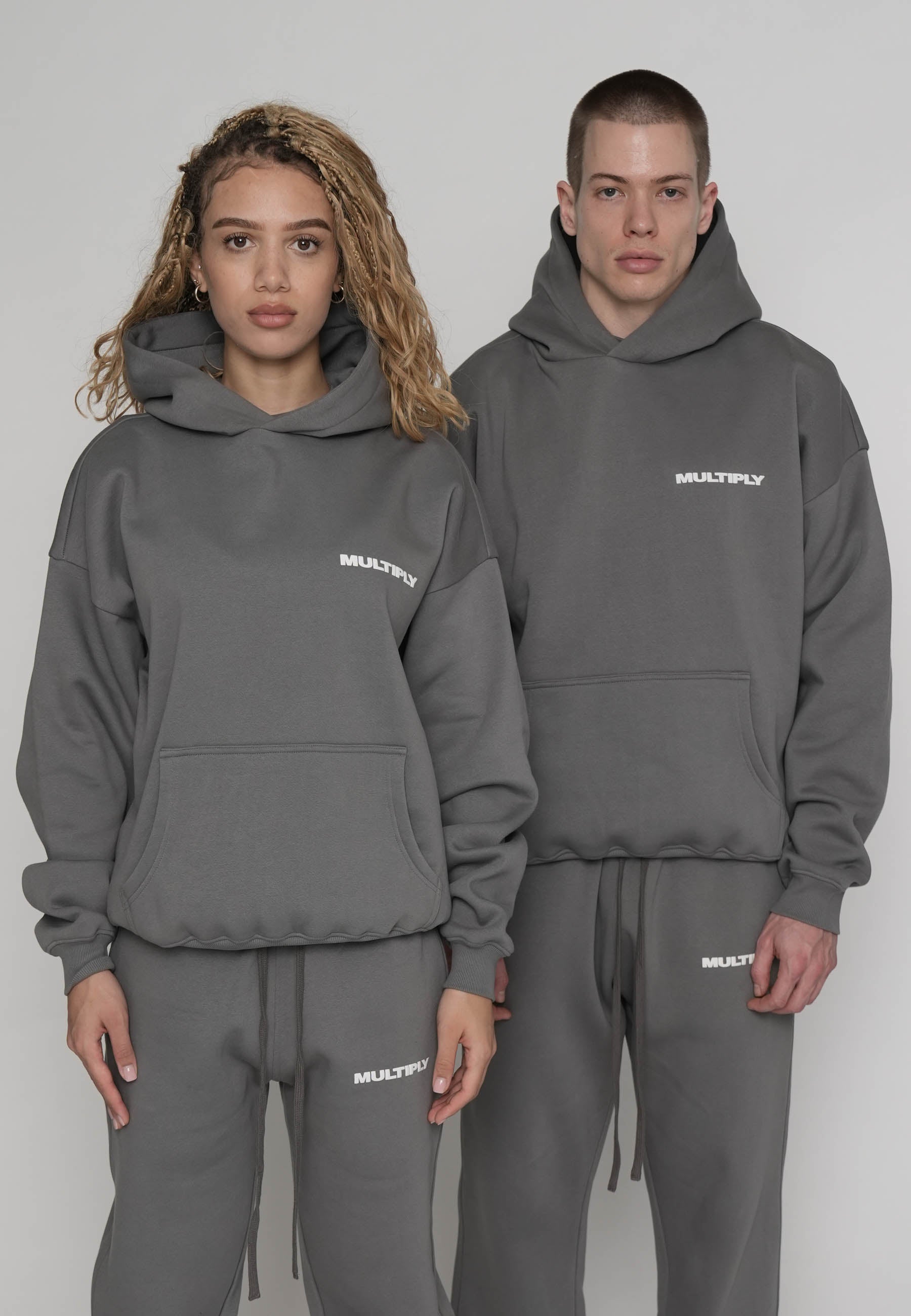 Oversized hoodie MULTIPLY Gargoyle