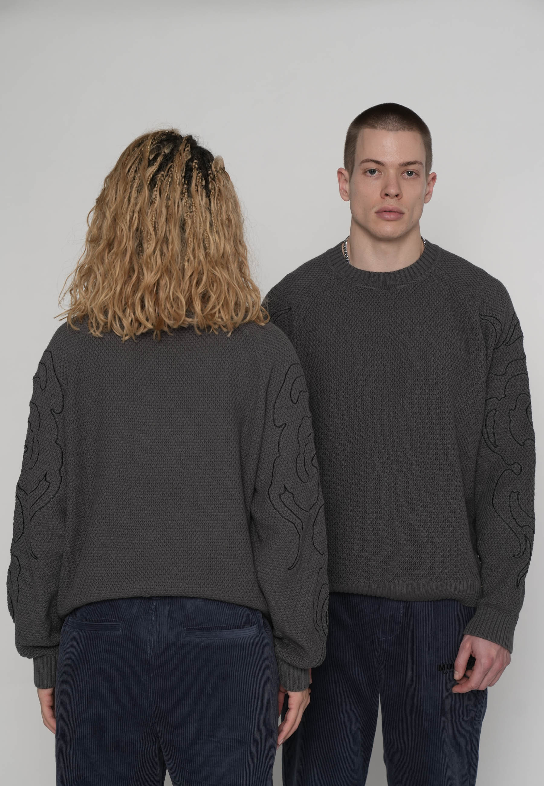 Multiply Apparel Oversize Sweatshirt Branding Gargoyle – weitere Ansicht 2