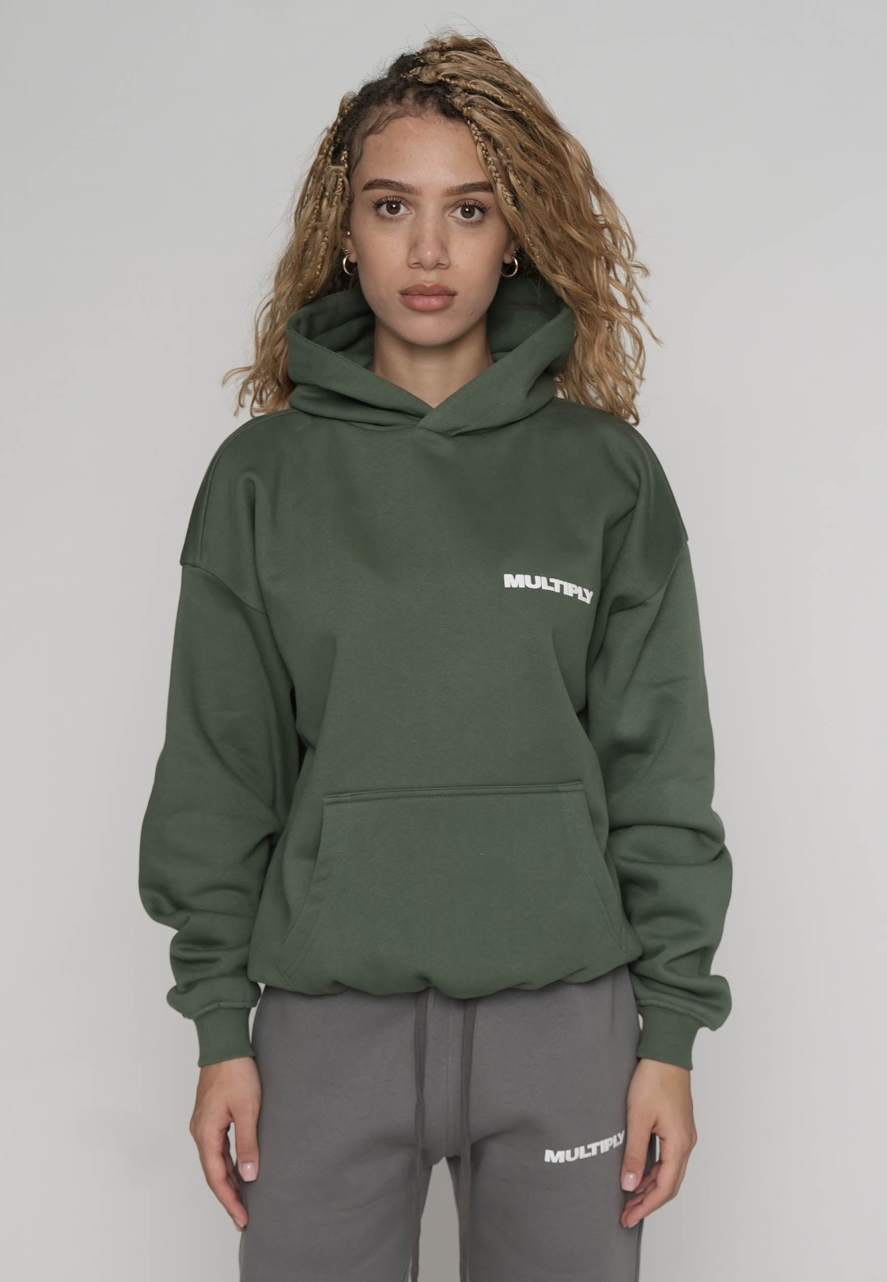 Oversize Hoodie MULTIPLY Duck Green