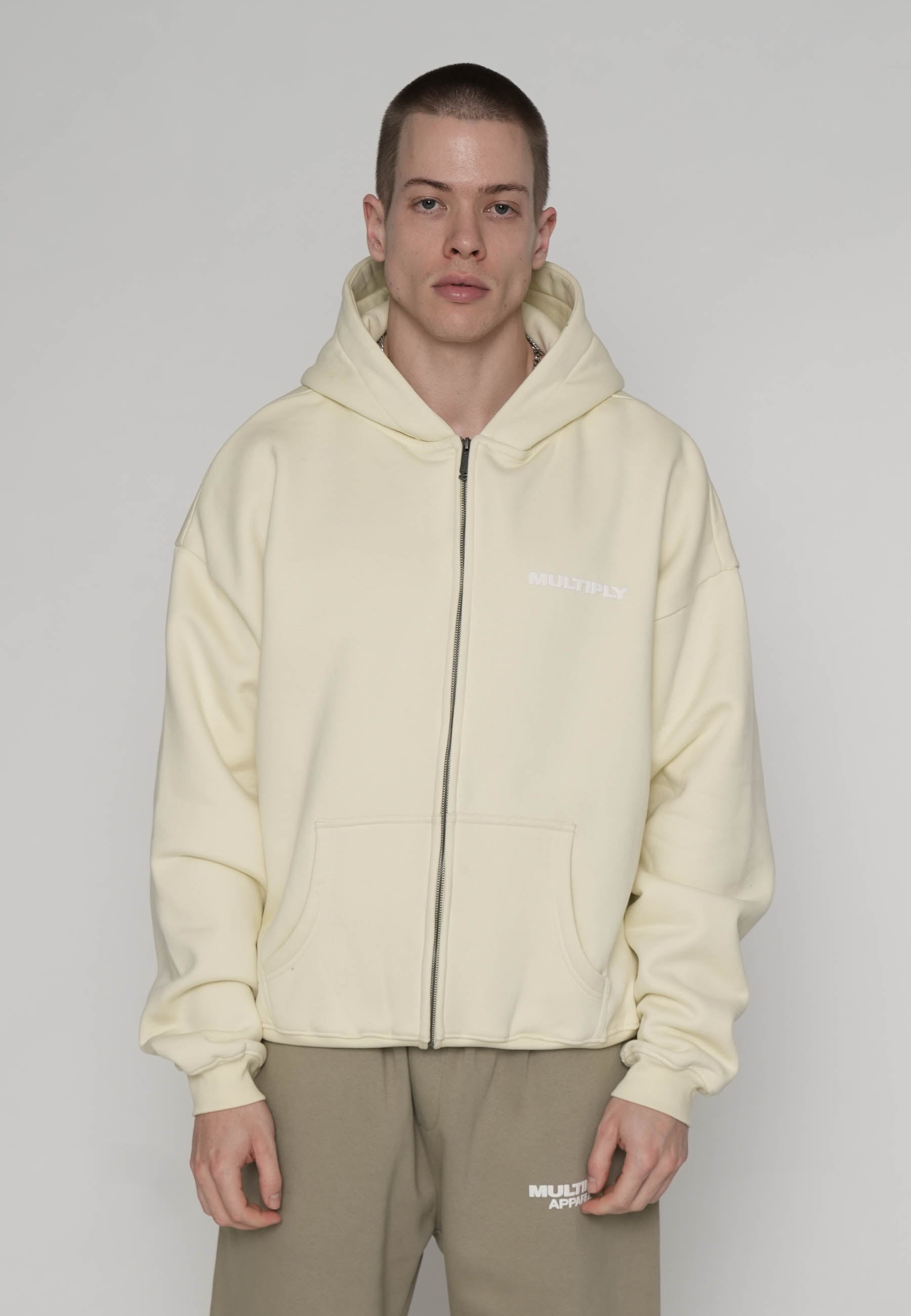 Multiply Apparel Oversize Zip Hoodie MULTIPLY Pear Sorbet – weitere Ansicht 3
