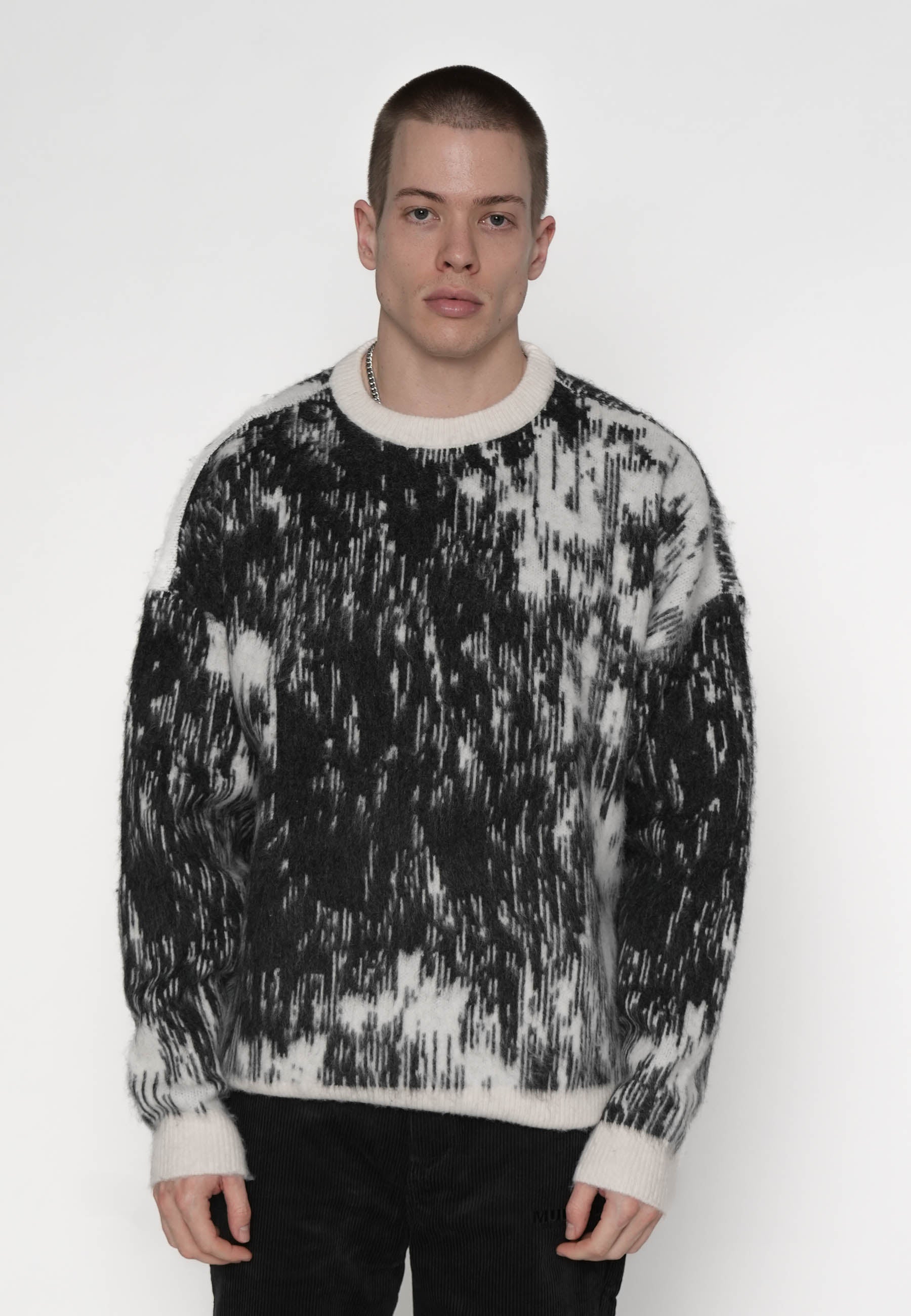 Oversized sweatshirt BATTLEFIELD Black olive