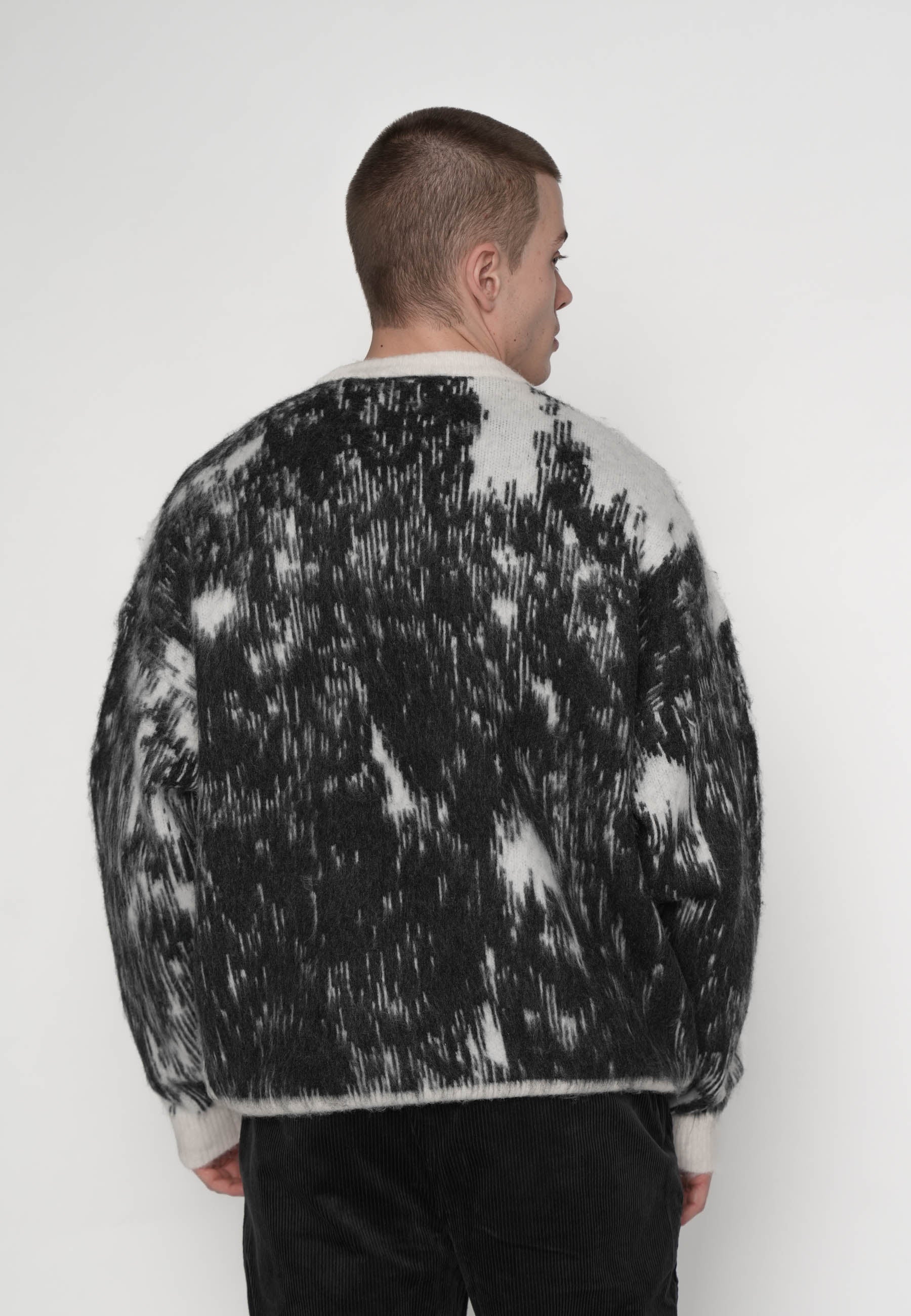 Oversized sweatshirt BATTLEFIELD Black olive