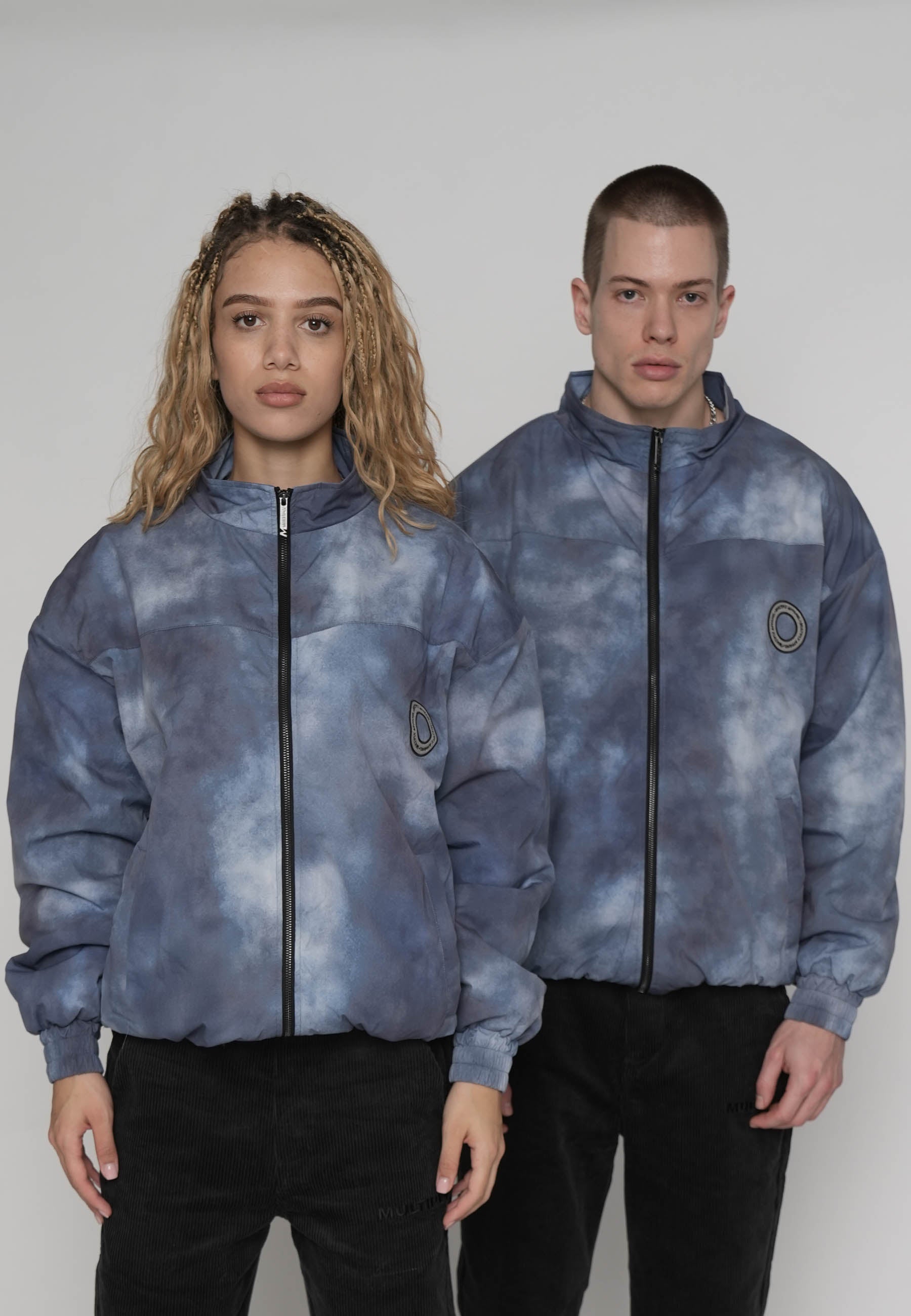 Panneled Windbreaker BREAKER Black