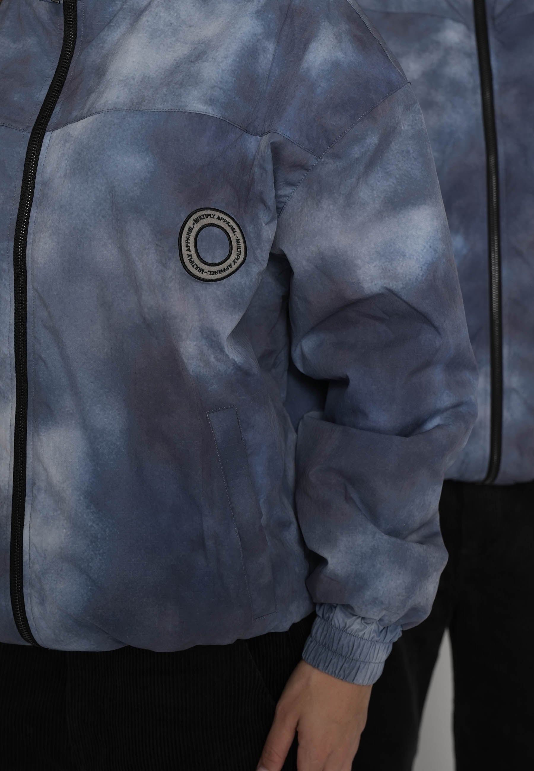 Panneled Windbreaker BREAKER Black