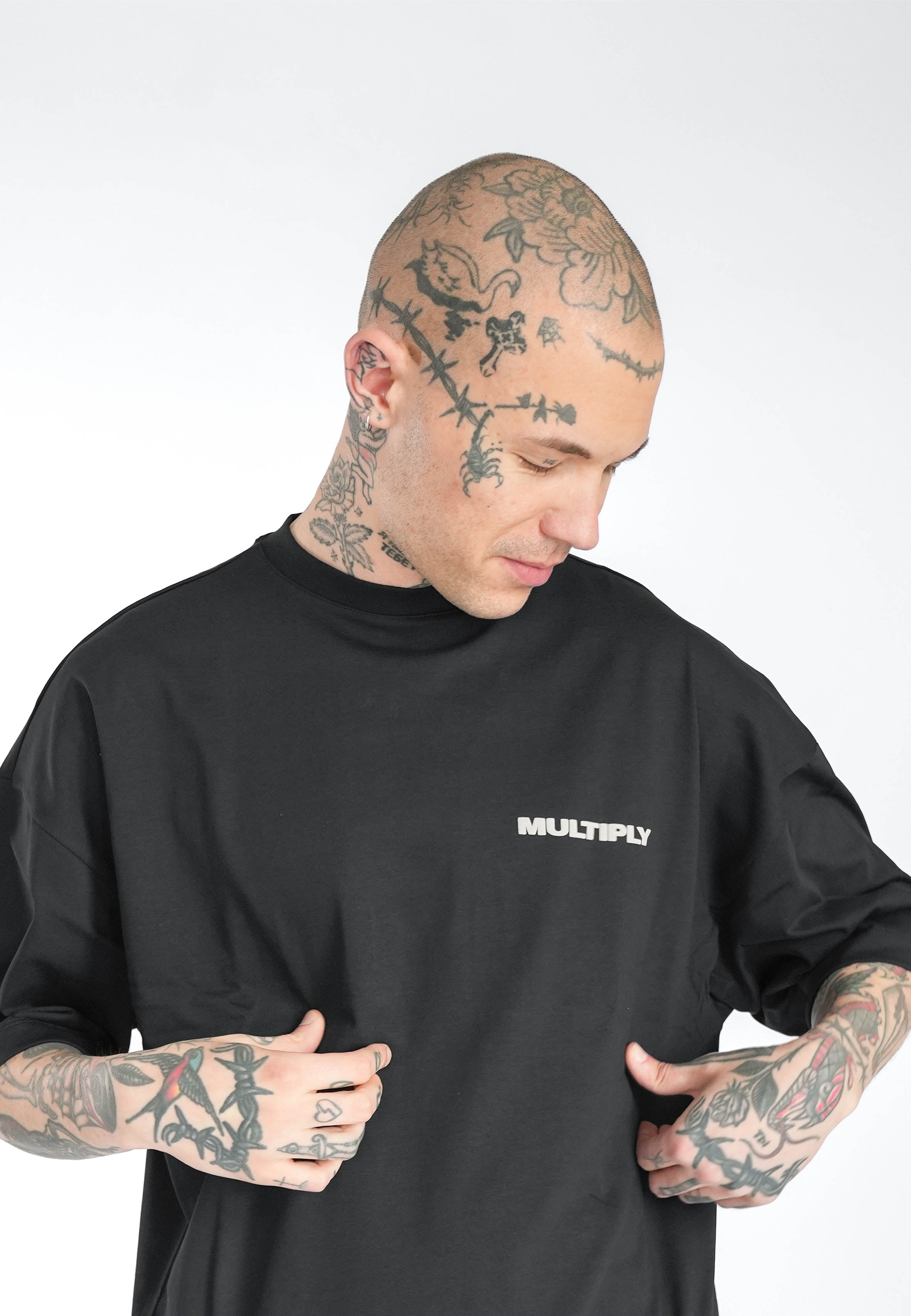 Multiply Apparel Oversize T-Shirt MULTIPLY Black – weitere Ansicht 5