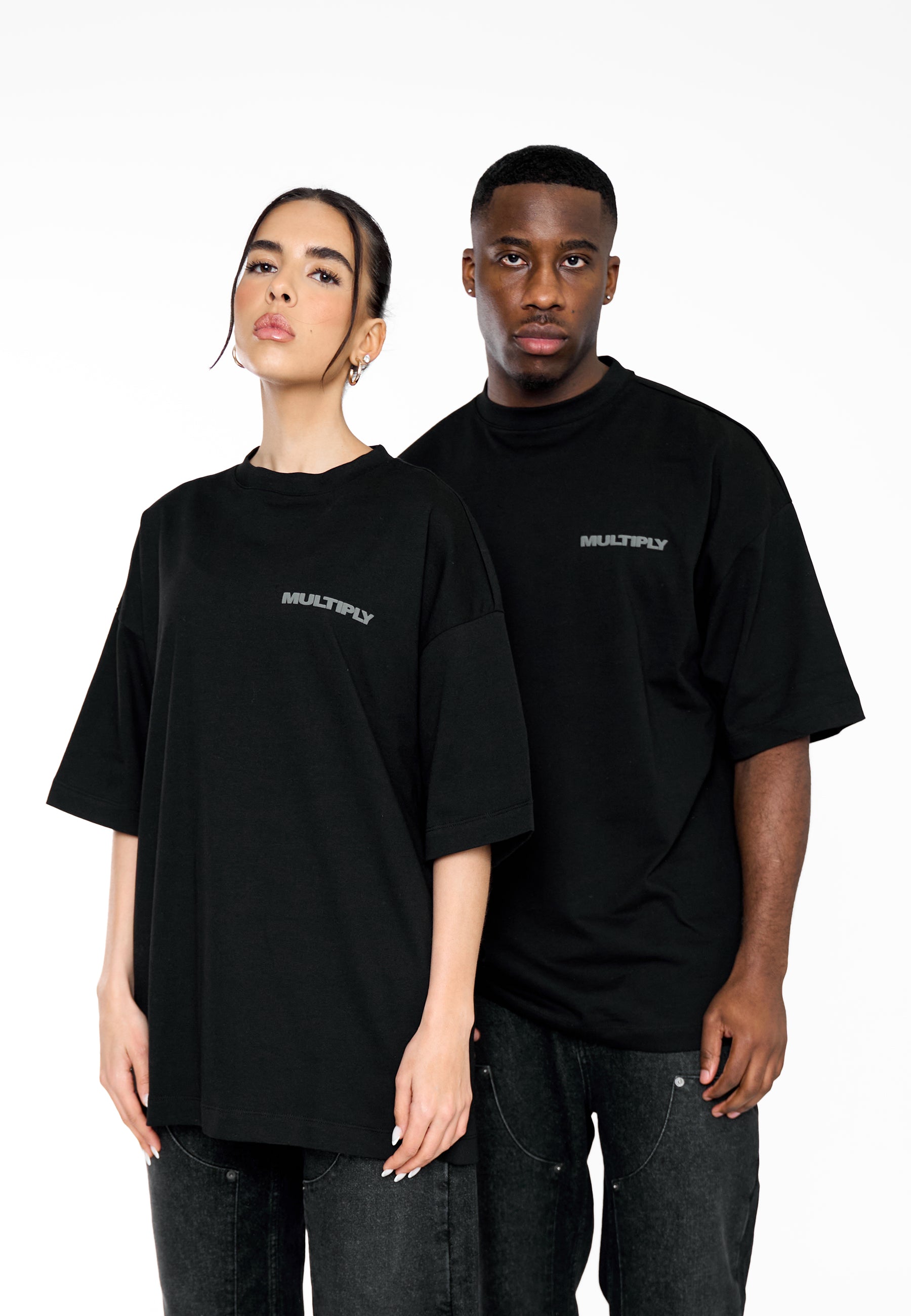 Oversize T-Shirt MULTIPLY 2 Black