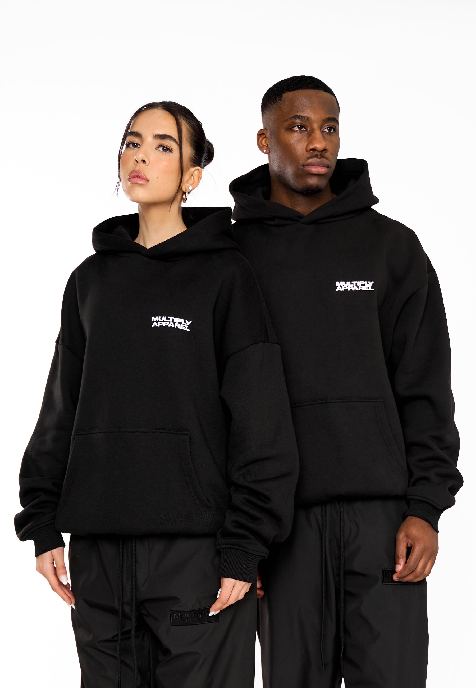 Multiply Apparel Oversize Hoodie DIE FOR YOU Black – weitere Ansicht 6