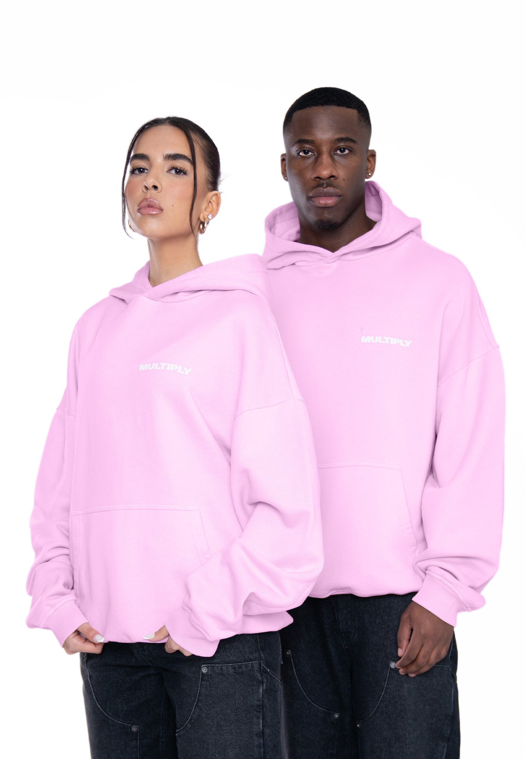 Multiply Apparel Oversize Hoodie MULTIPLY Pink – weitere Ansicht 3