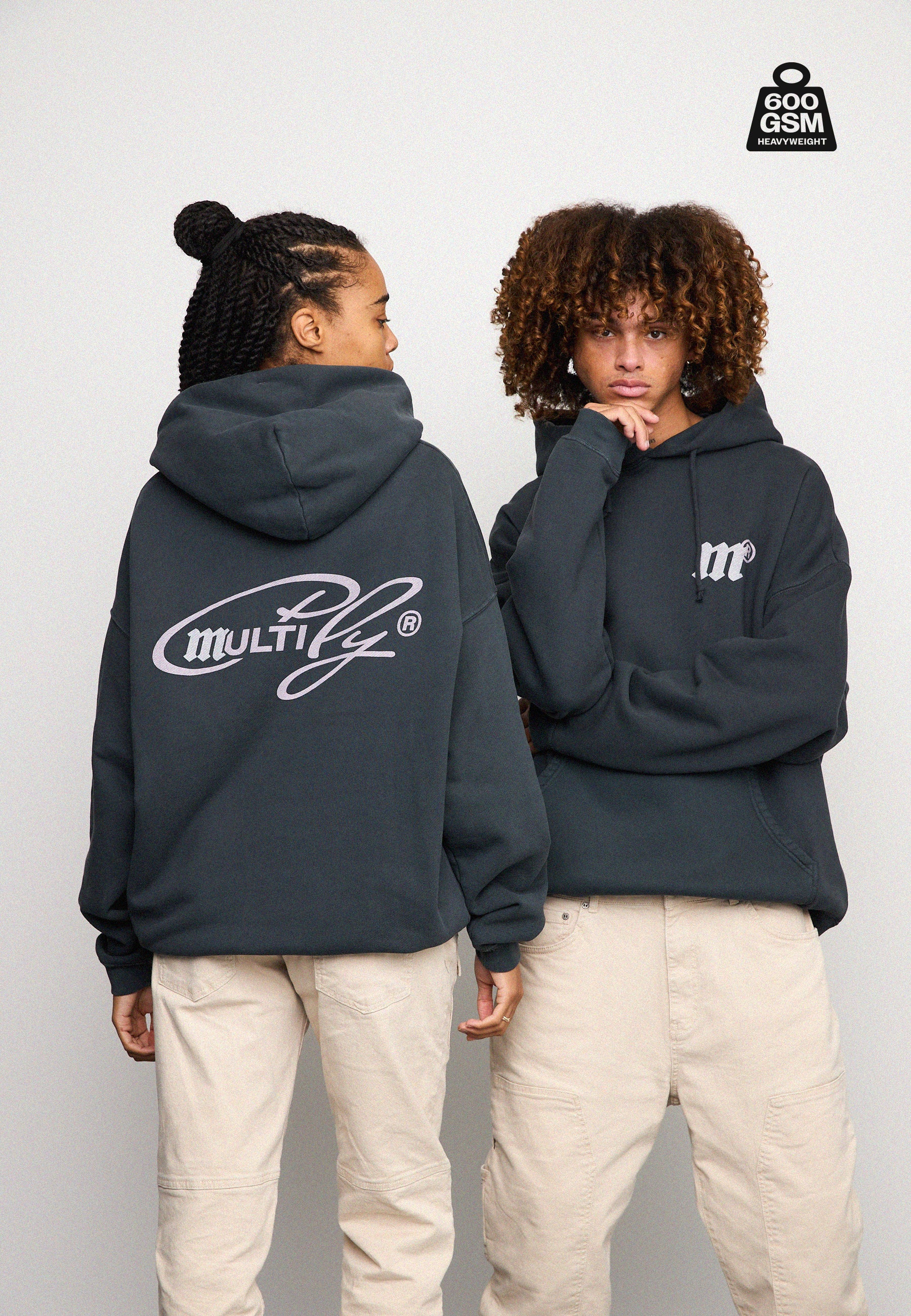 Multiply Spparel Oversize Hoodie MASSIVE Black Soda