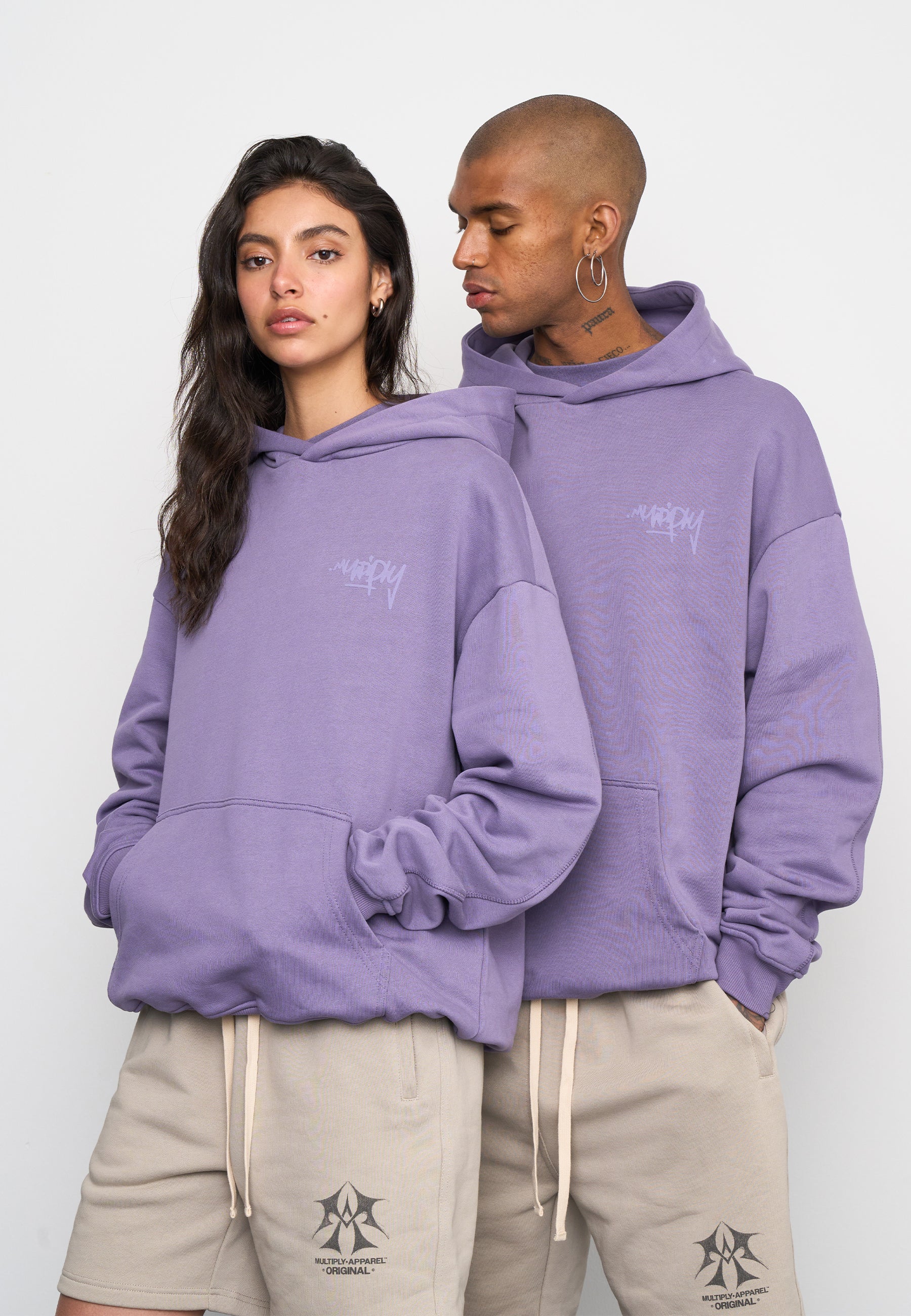 Multiply Spparel Oversize Hoodie HISTORY Cadet