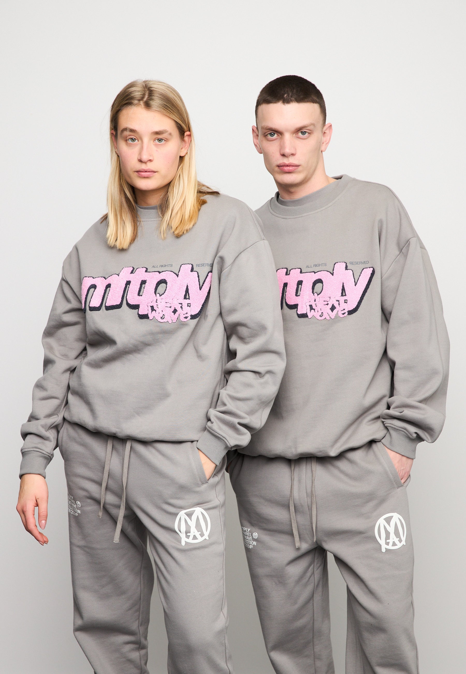 Multiply Spparel Oversize Sweatshirt CLIMATE Moon Mist