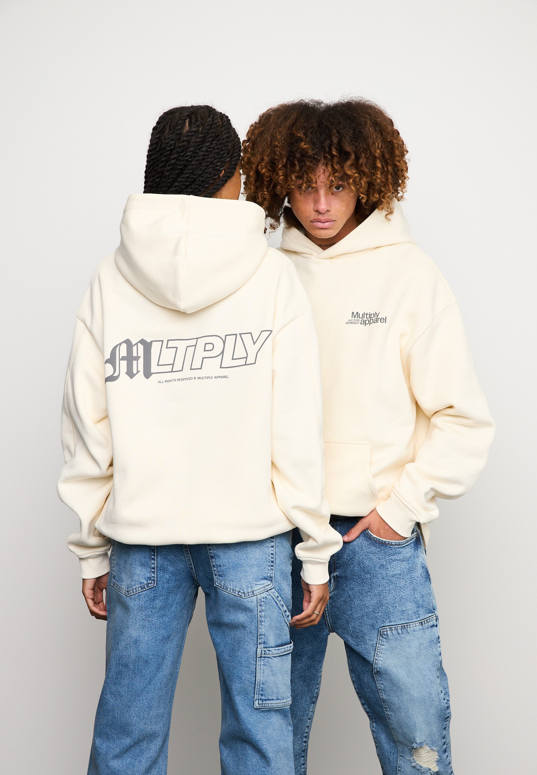 Multiply Spparel Oversize Hoodie COURT Egret