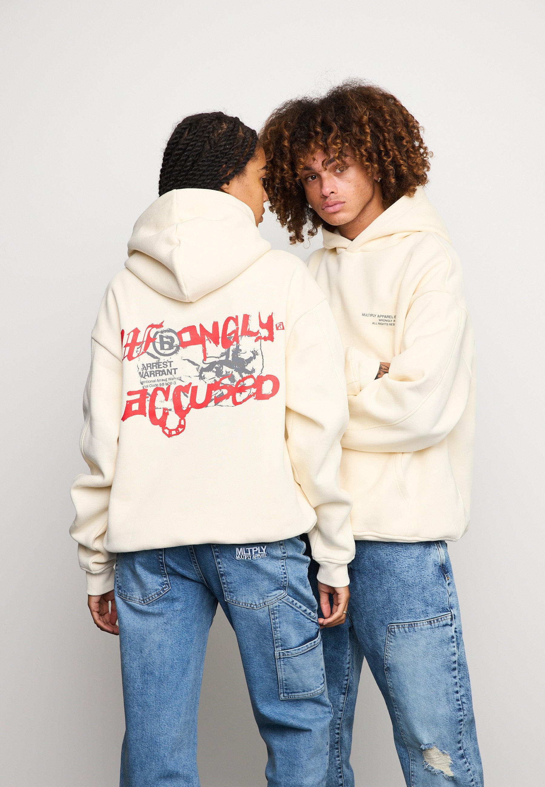 Multiply Spparel Oversize Hoodie INNOCENCE Egret