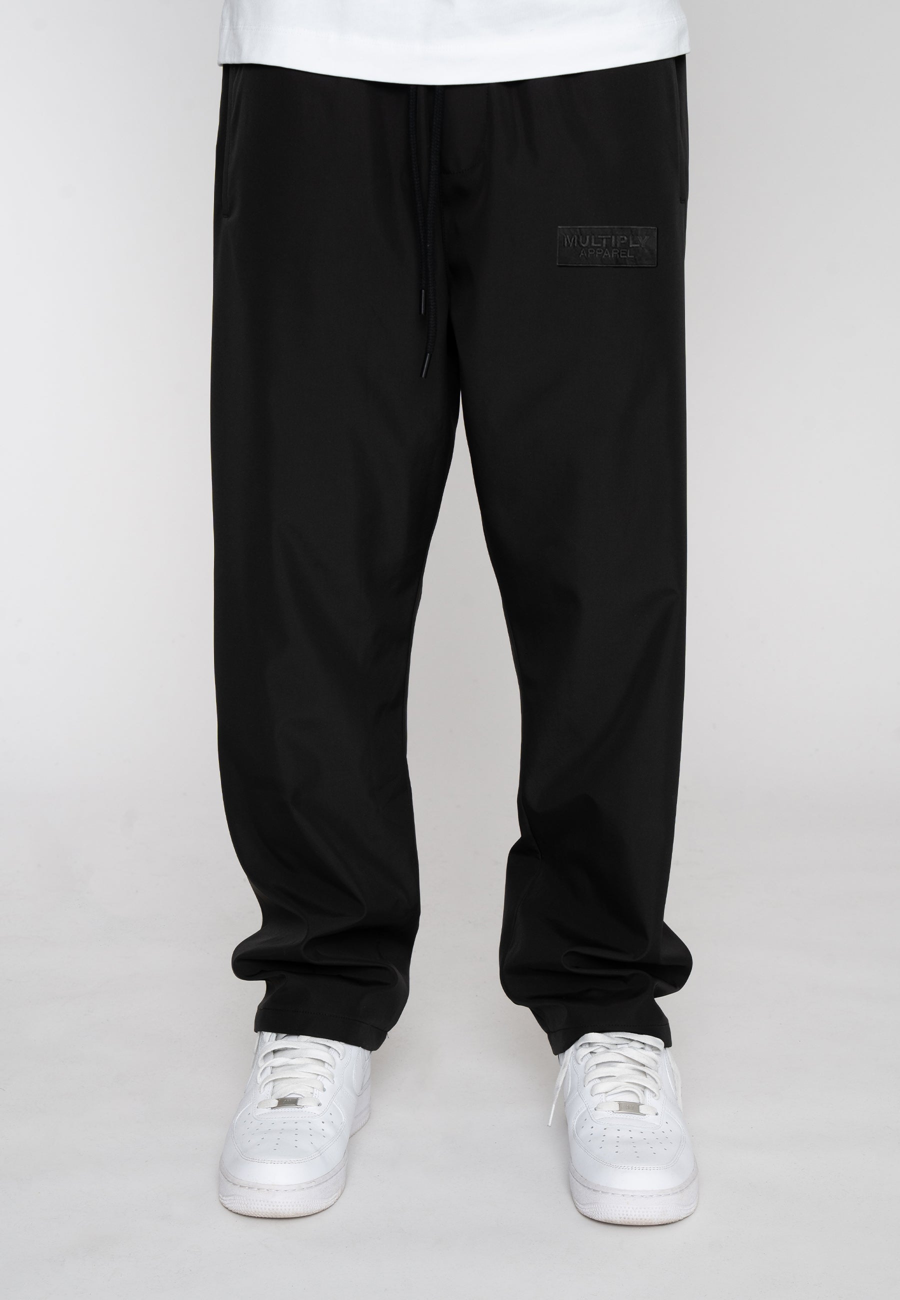 Multiply Apparel Classic Pants SKYLINE Black – Frontalansicht