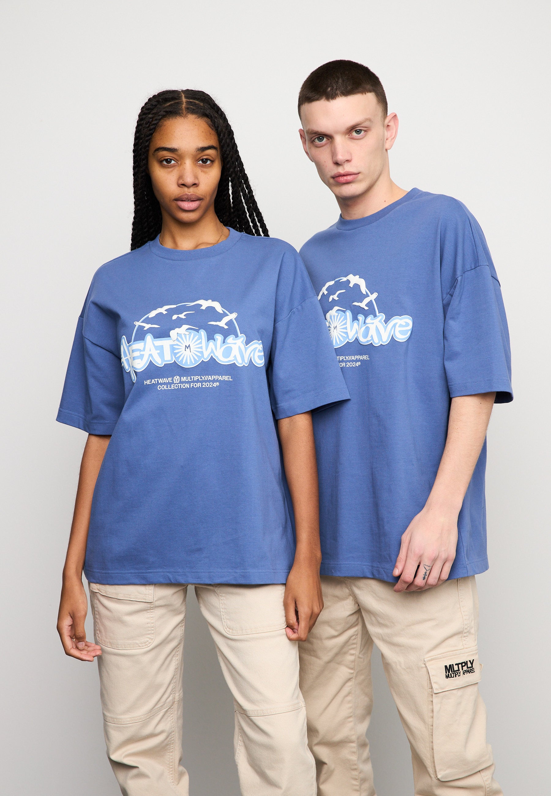 Multiply Spparel Oversize T-Shirt BREATH Coastal Fjord