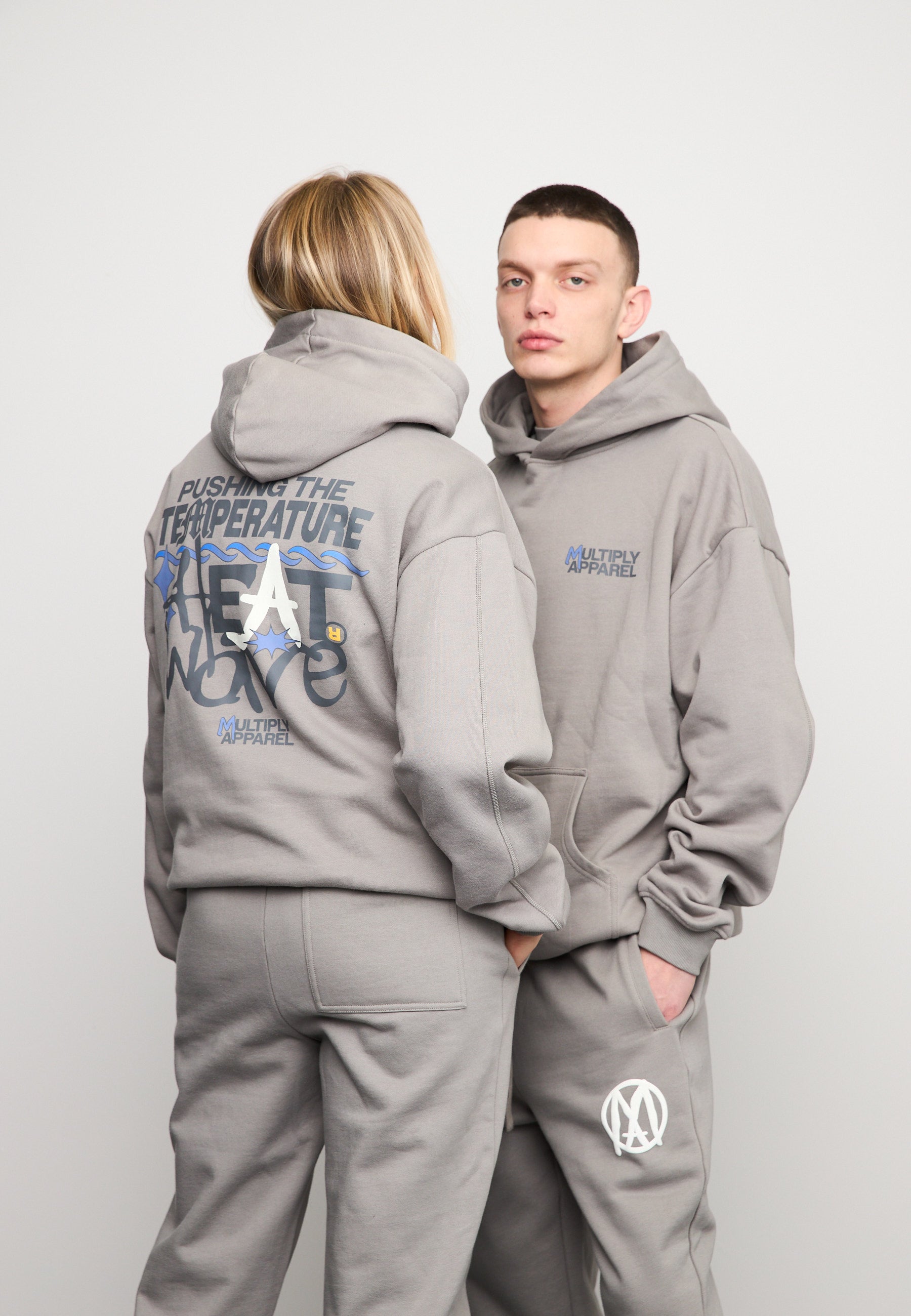 Multiply Spparel Oversize Hoodie DEHYDRATION Moon Mist