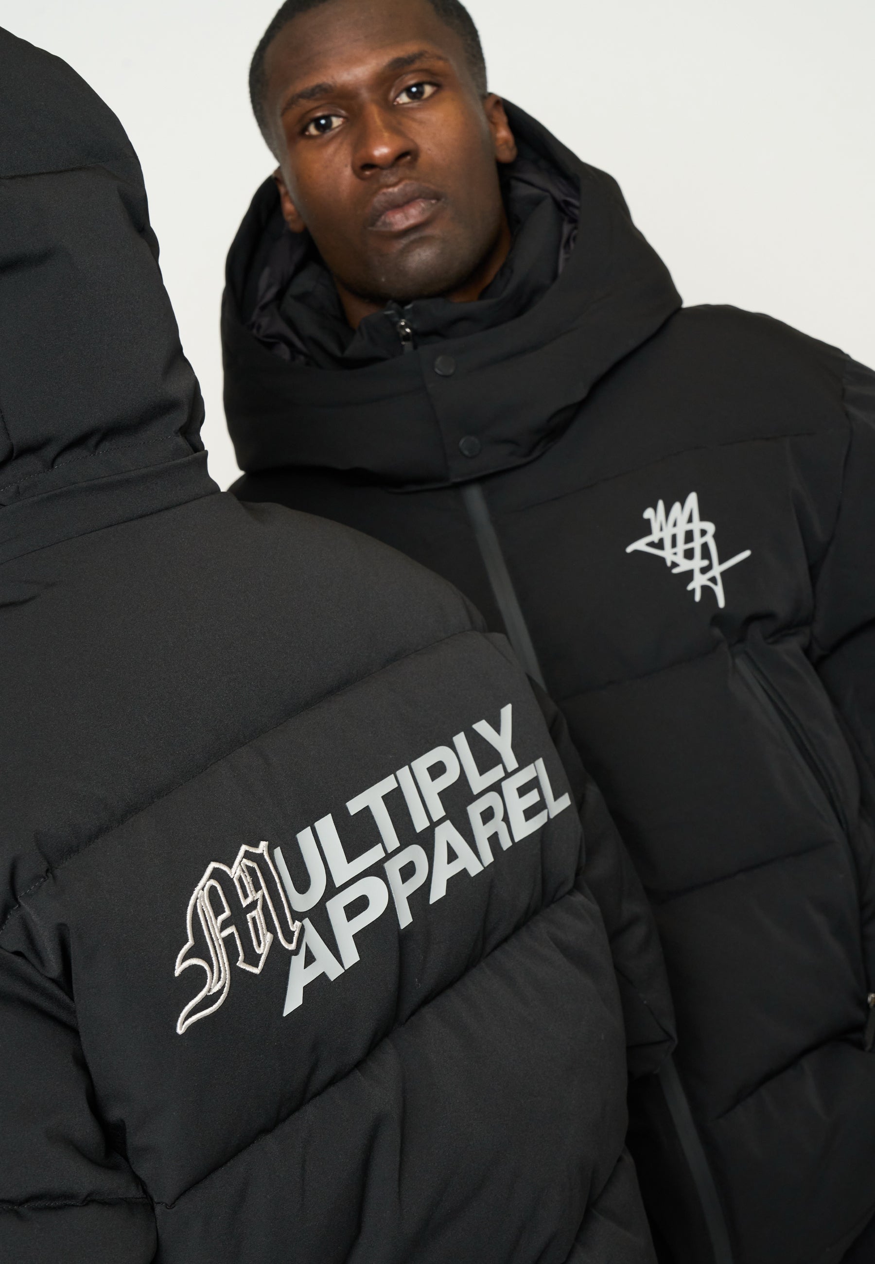 Multiply Apparel Puffer Jacket Stormy Black – weitere Ansicht 2