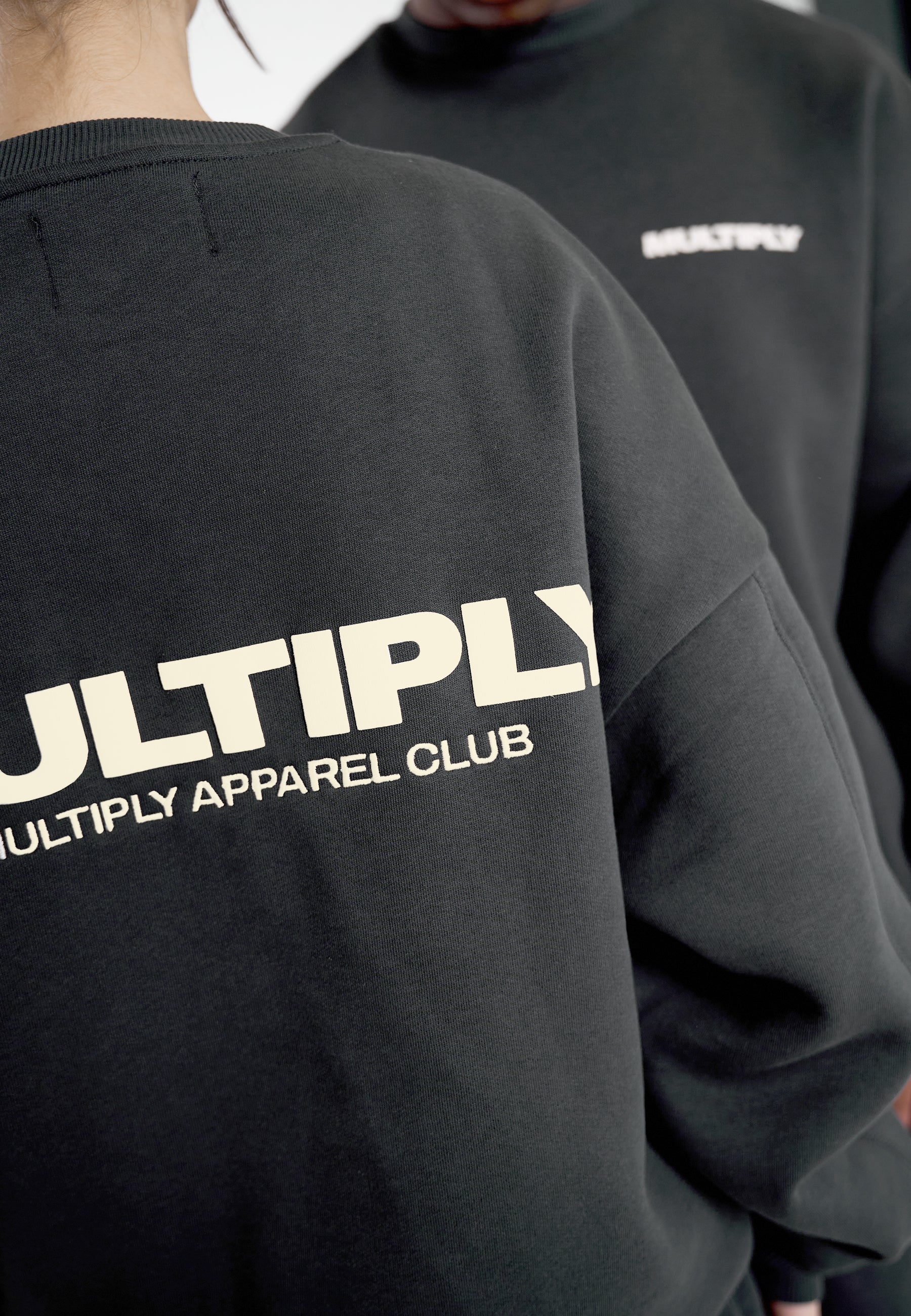 Multiply Apparel Oversize Sweatshirt MULTIPLY Black Soda – weitere Ansicht 2