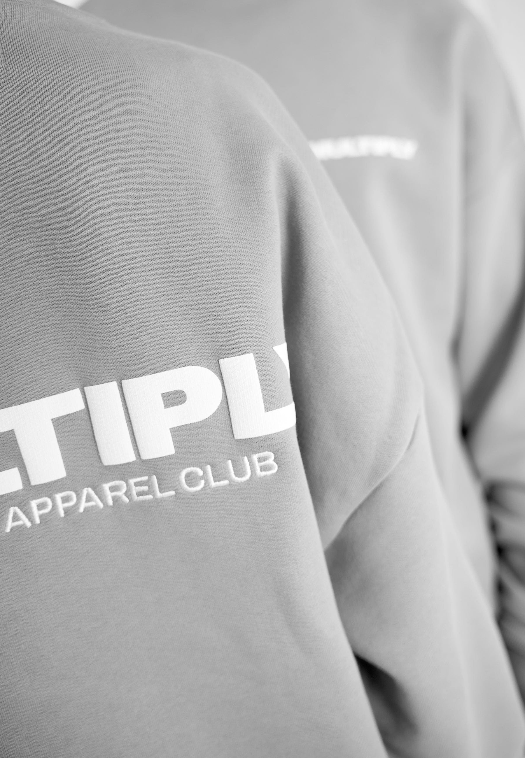 Multiply Apparel Oversize Sweatshirt MULTIPLY 2 Ultimate Grey – weitere Ansicht 2