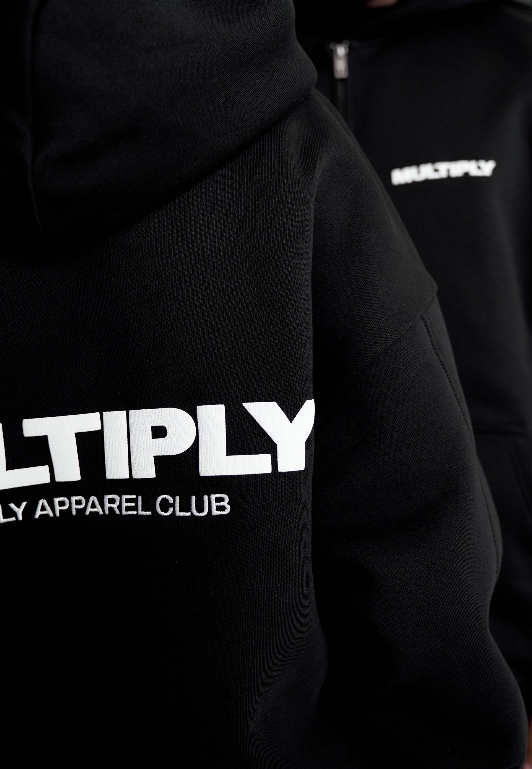 Multiply Apparel Oversize Zip Hoodie MULTIPLY Black – weitere Ansicht 2