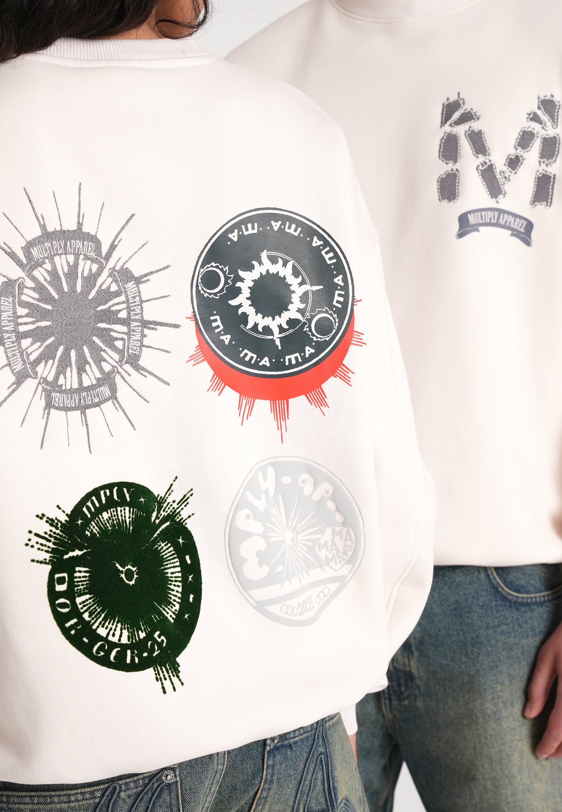 Multiply Apparel Oversize Sweatshirt ASSORTMENT White Sand – weitere Ansicht 2