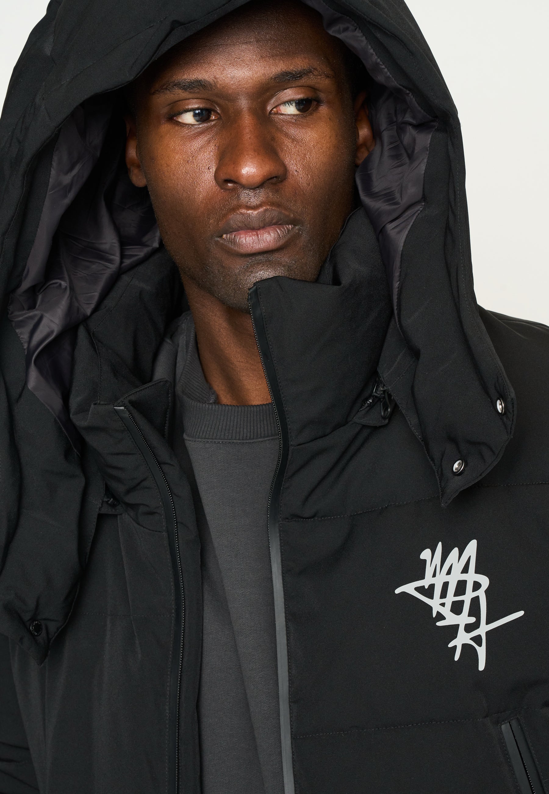 Multiply Apparel Puffer Jacket Stormy Black – weitere Ansicht 7