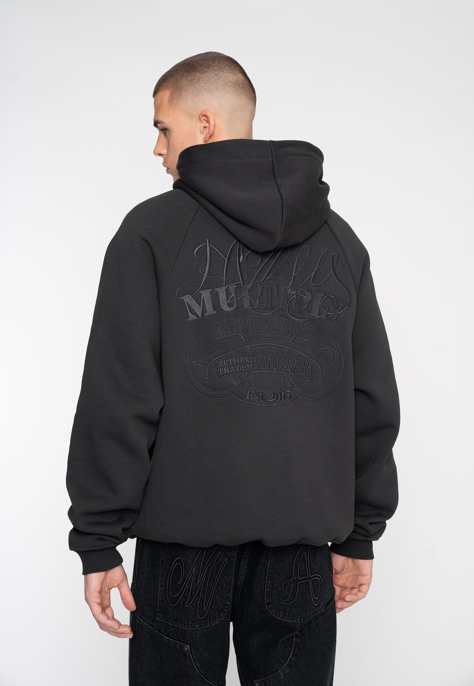 Multiply Apparel Oversize Hoodie RODEO Black Soda – weitere Ansicht 3