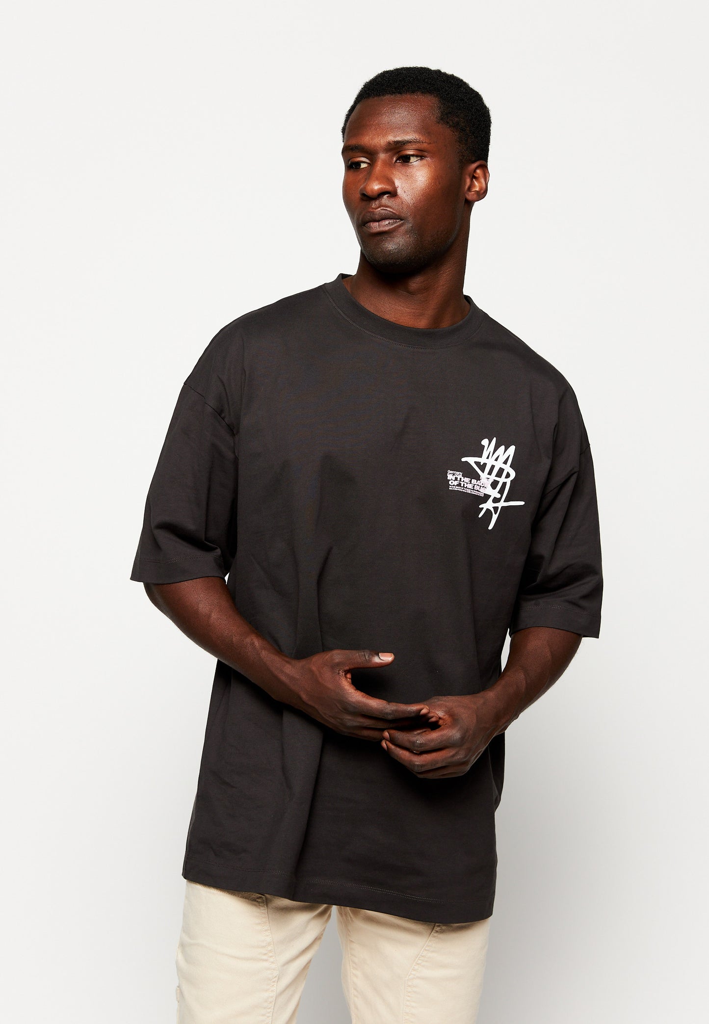 Oversize T-Shirt MPA Black Soda Washed