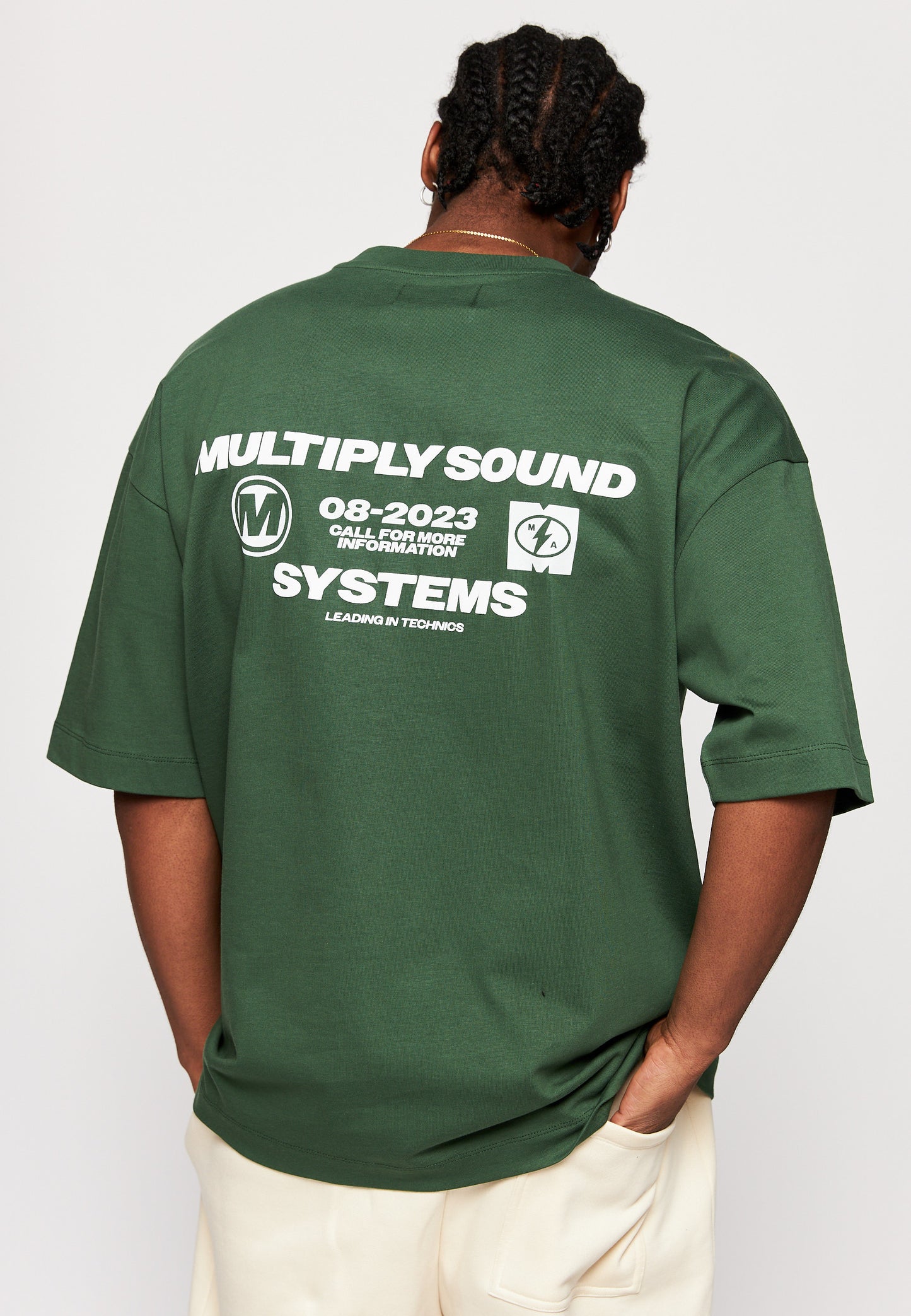 Oversize T-Shirt SOUND SYSTEM Dark Green