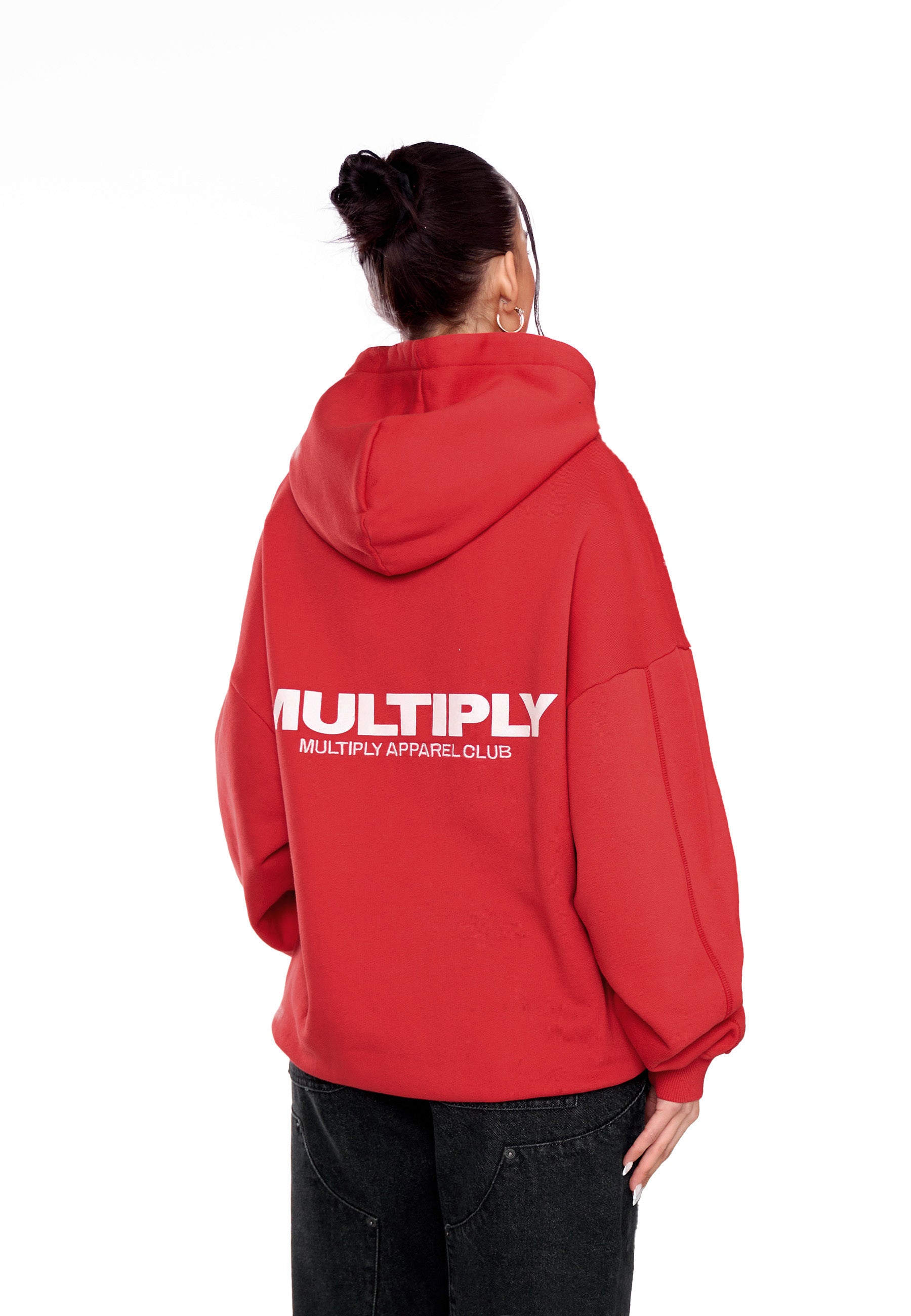 Multiply Apparel Oversize Hoodie MULTIPLY True Red – weitere Ansicht 4