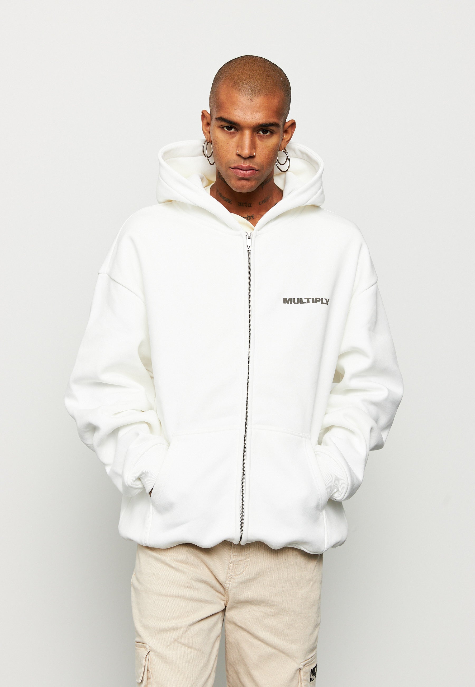 Oversize zip hoodie MULTIPLY Off White