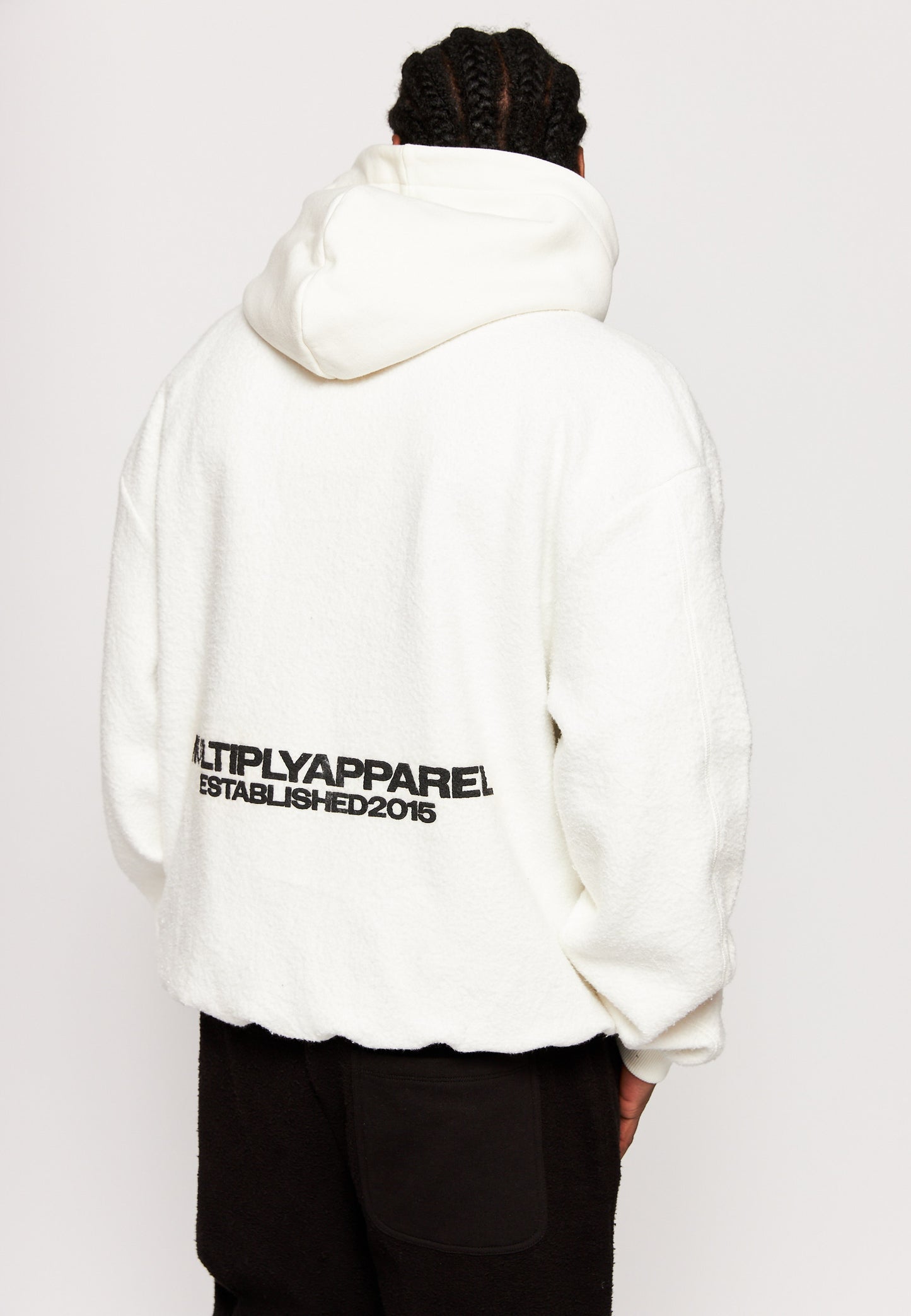 Oversize Hoodie BRUSHED Off White