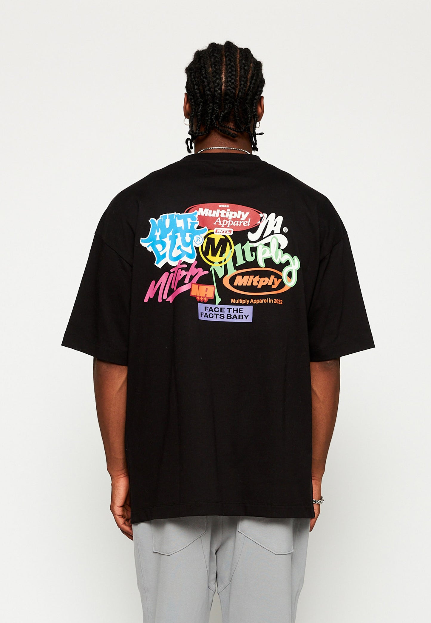 Oversize T-Shirt DIFFERENCES Black