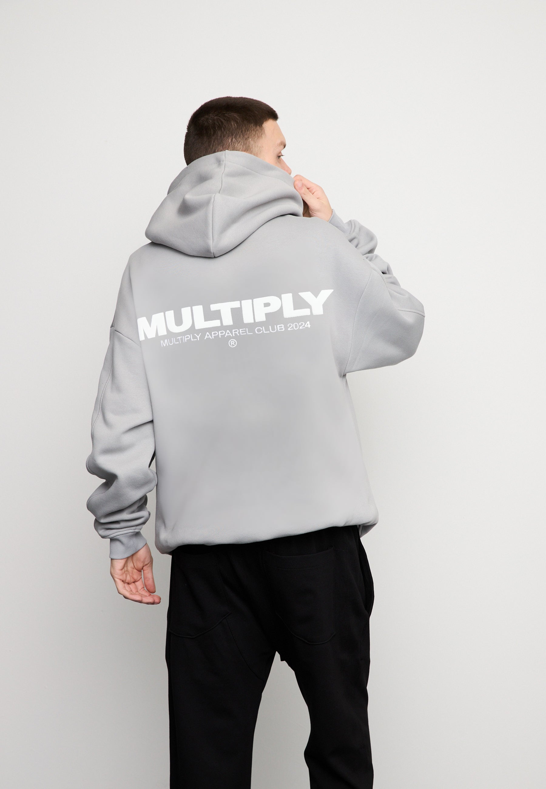 Oversize hoodie MULTIPLY Ultimate Grey
