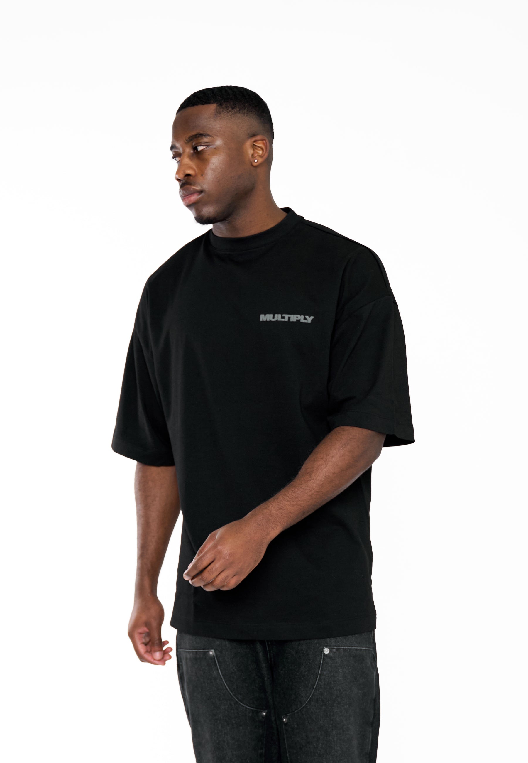 Oversize T-Shirt MULTIPLY 2 Black