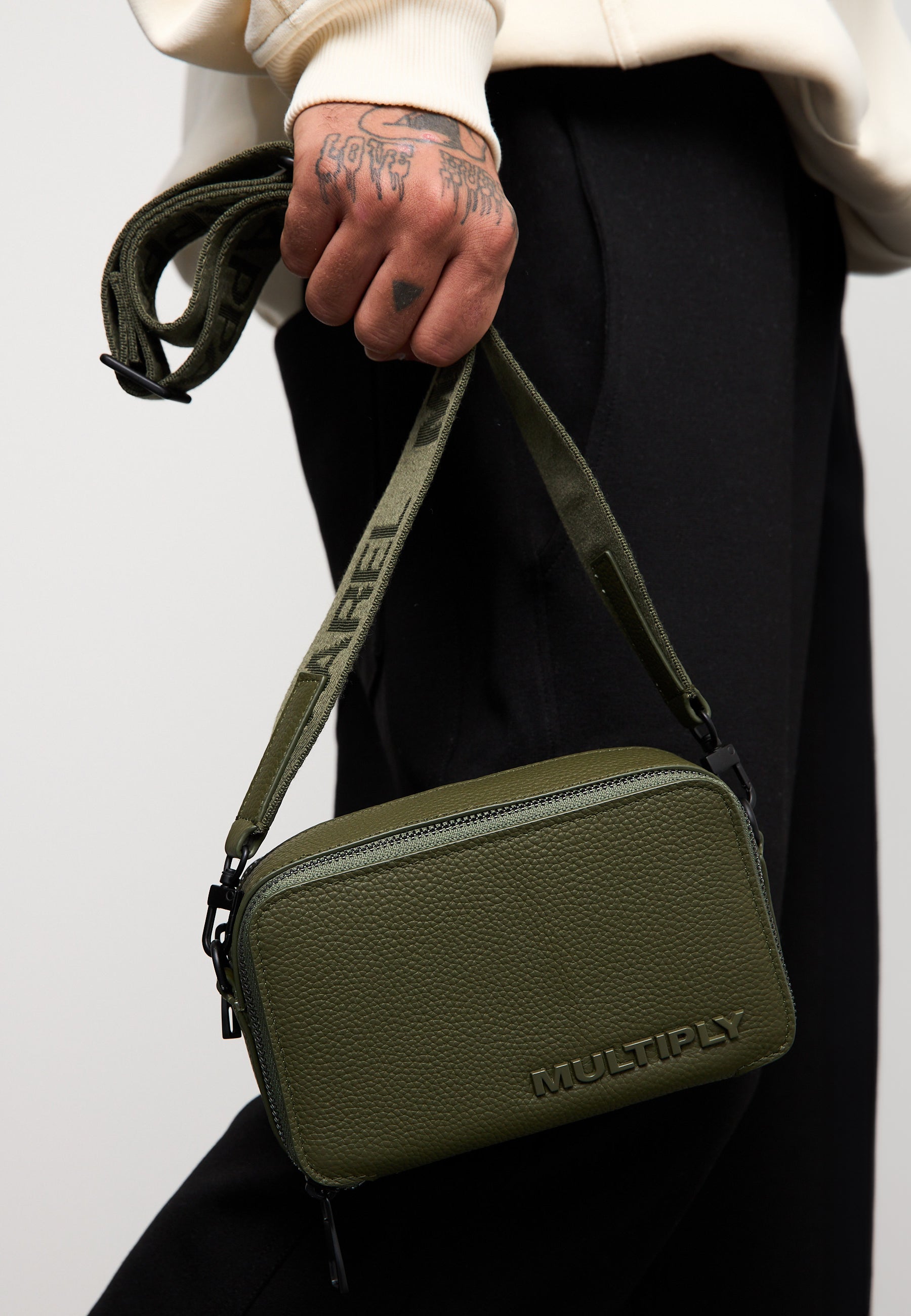 Multiply Apparel Shoulder Bag Multiply Riffle Green – weitere Ansicht 4