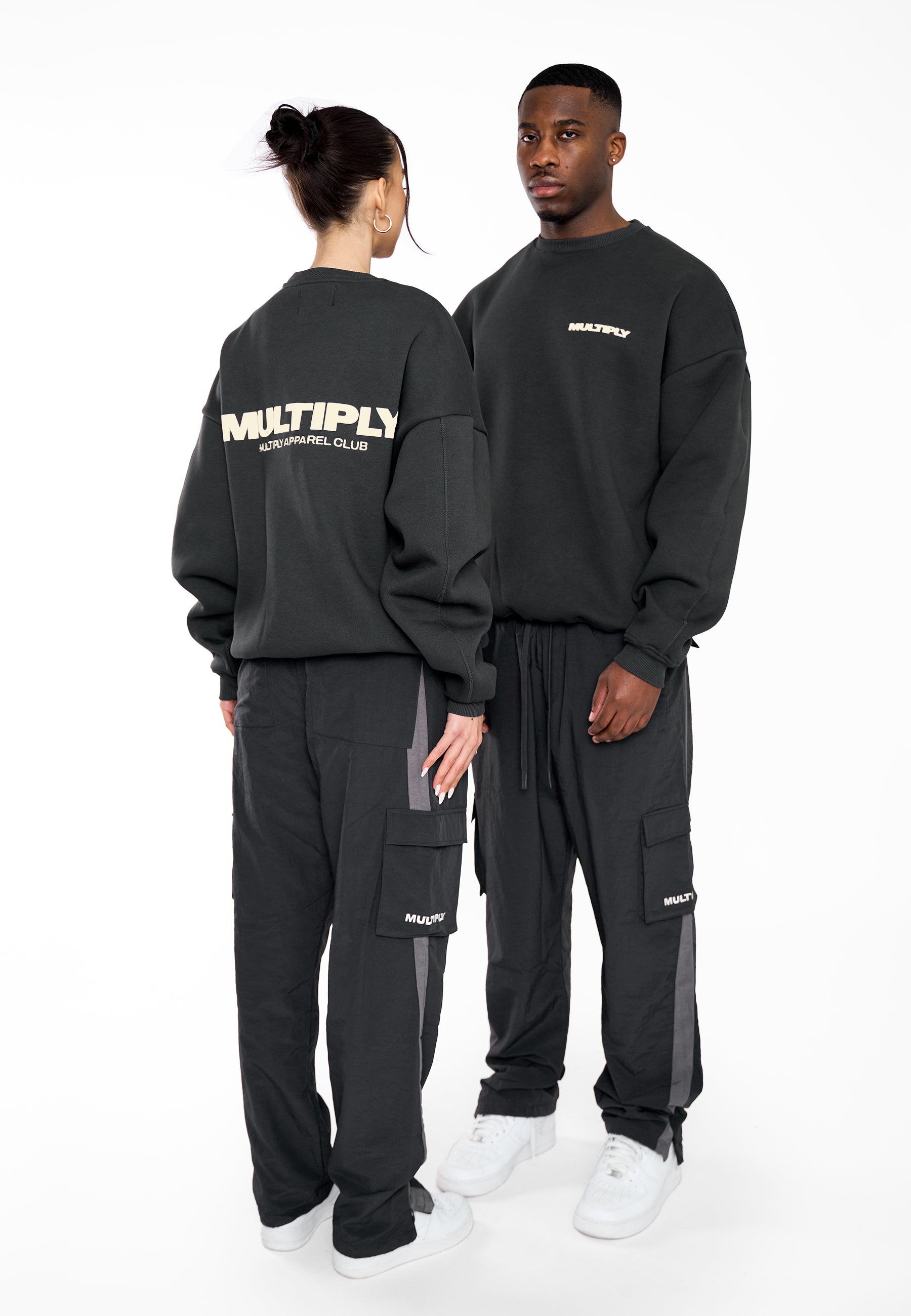 Multiply Apparel Oversize Sweatshirt MULTIPLY Black Soda – weitere Ansicht 5