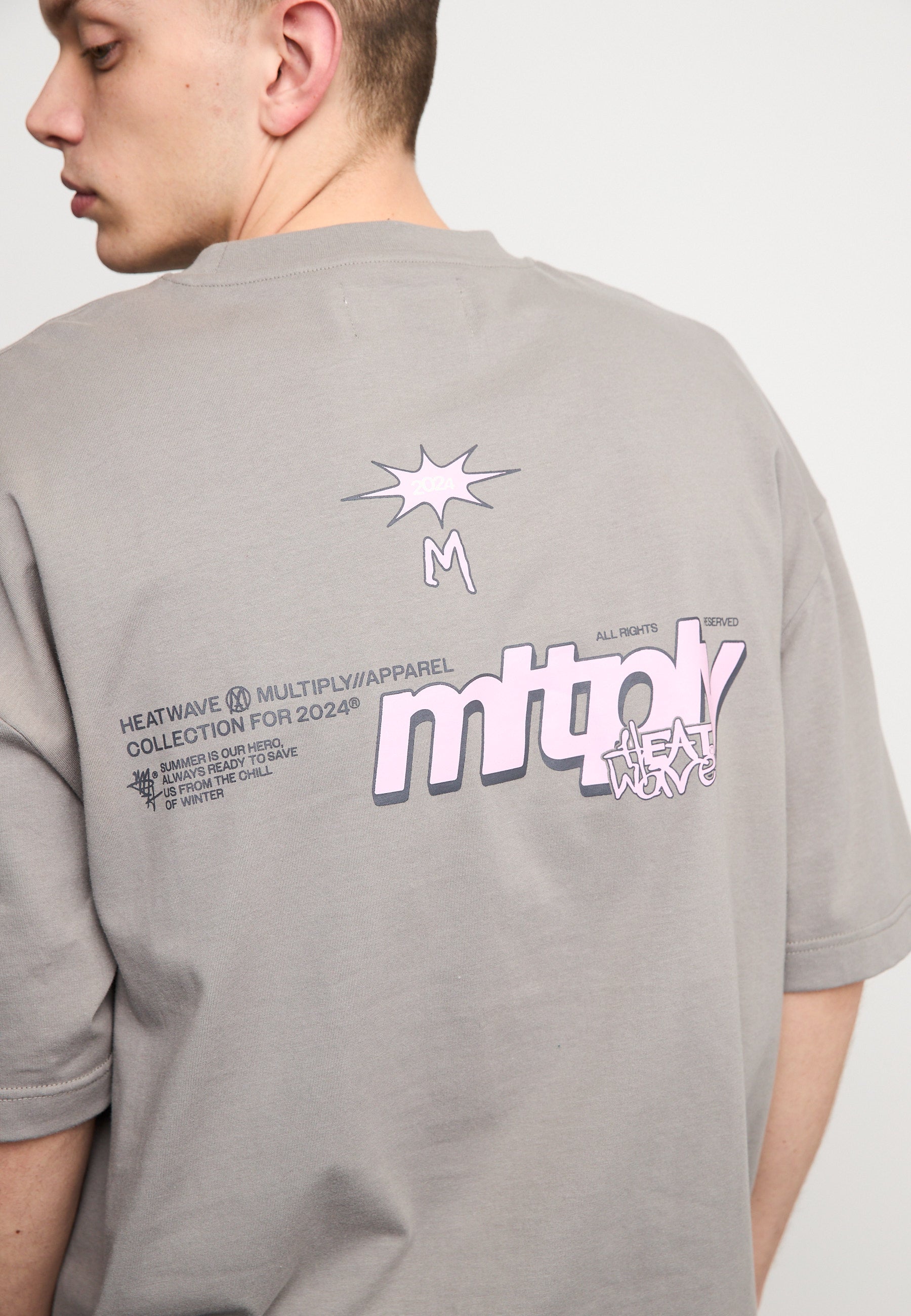 Oversize T-Shirt BUBBLEGUM Moon Mist
